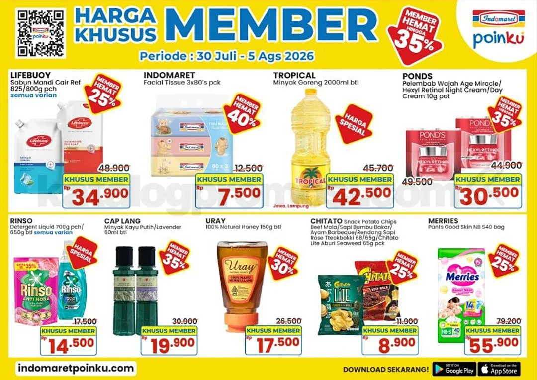 Promo Indomaret: Diskon Spesial Member 30 Juli - 5 Agustus 2026