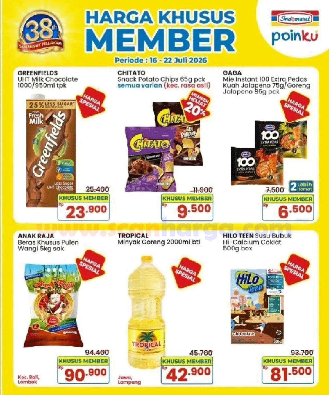 Promo Indomaret: Harga Spesial Member 16-22 Juli 2026
