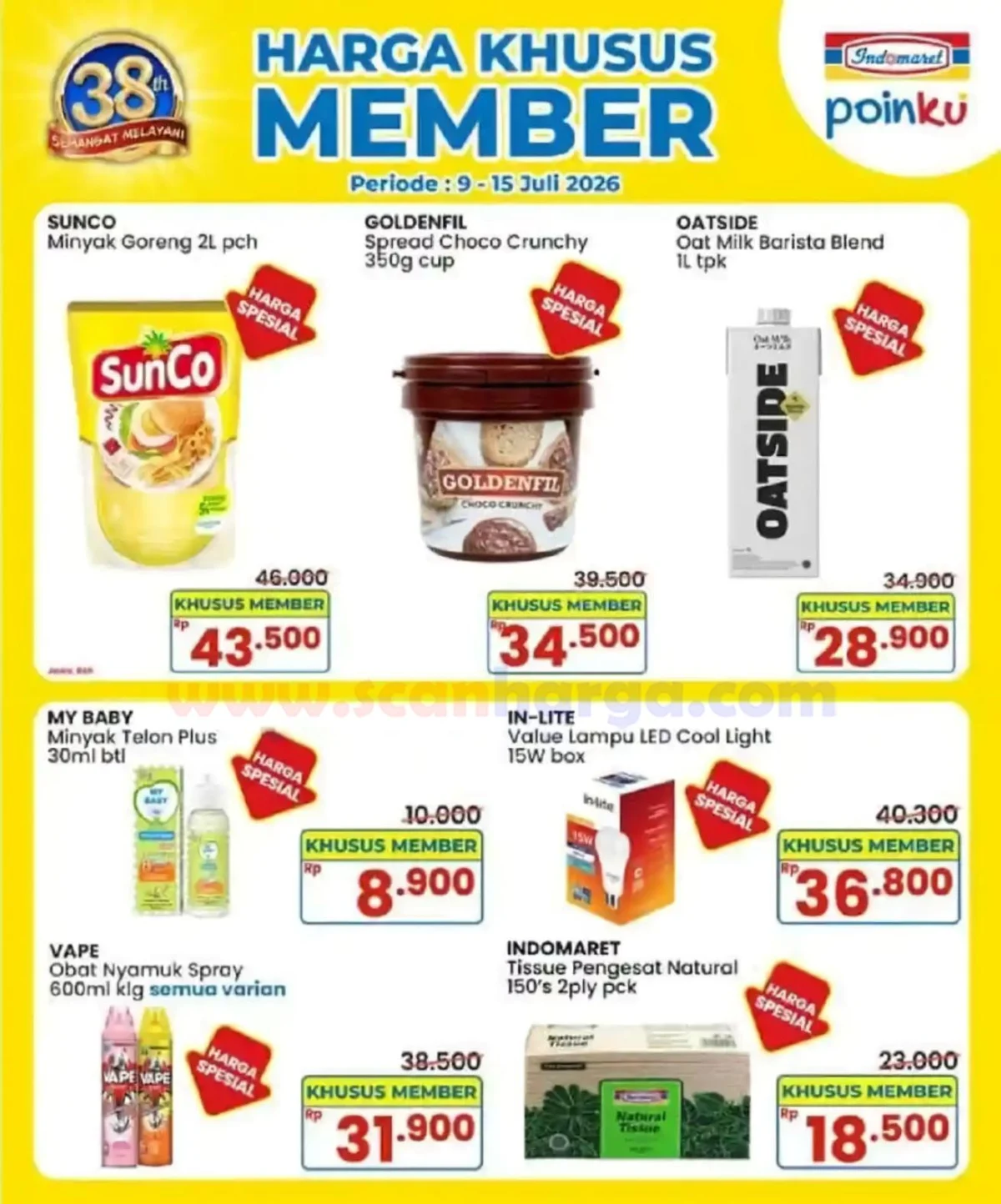 Promo Indomaret: Harga Spesial Member 9-15 Juli 2026