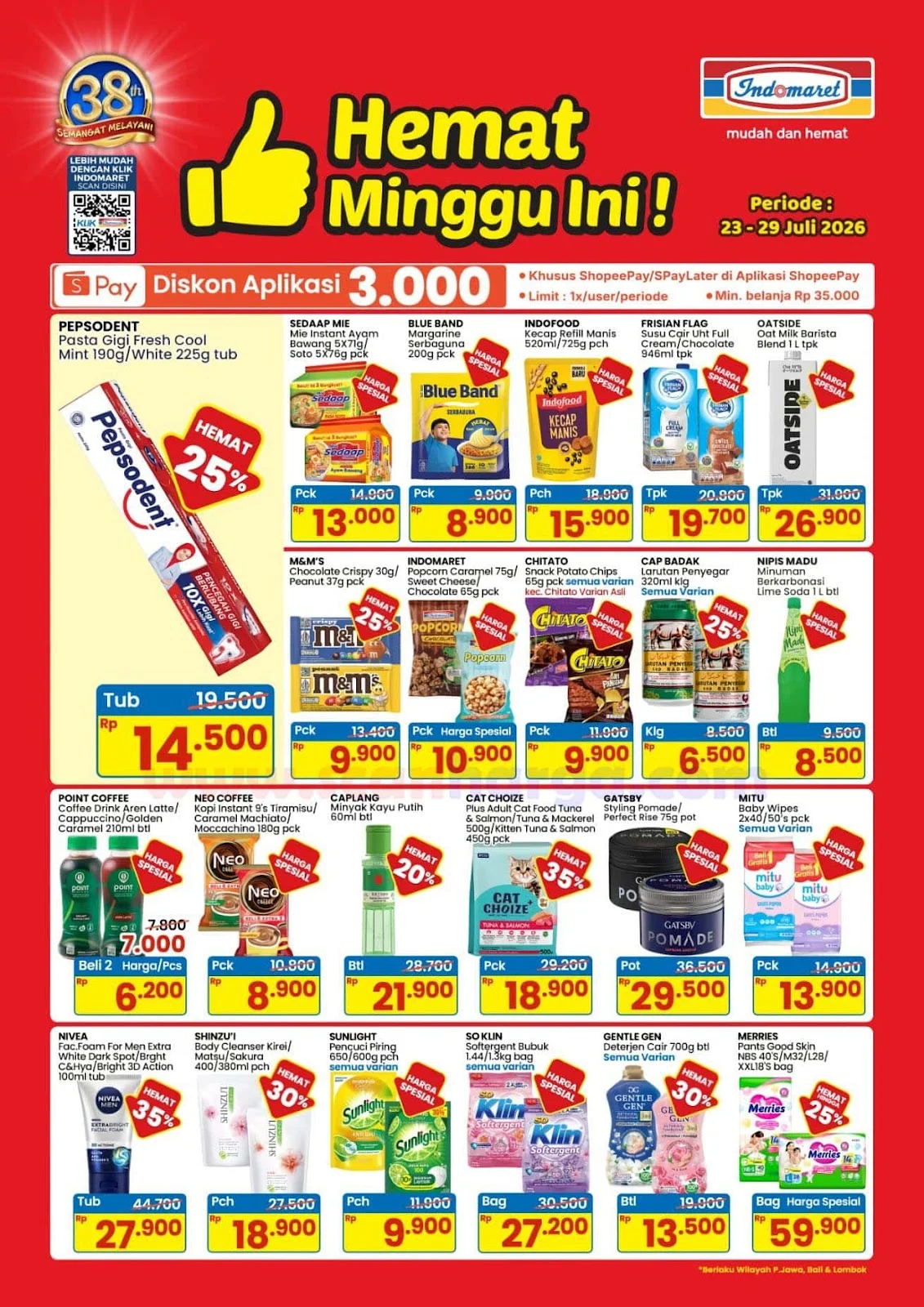 Promo Indomaret: Hemat Banget 23-29 Juli 2026!