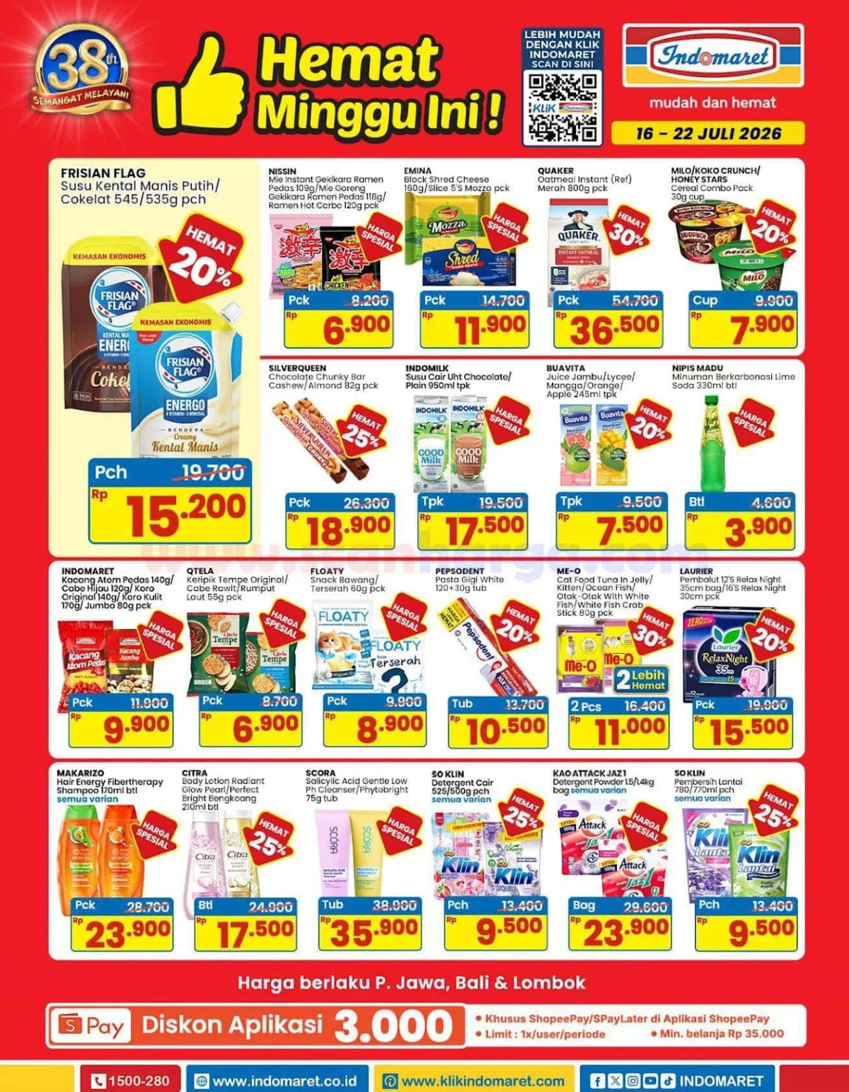 Promo Indomaret Hemat Banget: Belanja Murah 16-22 Juli 2026