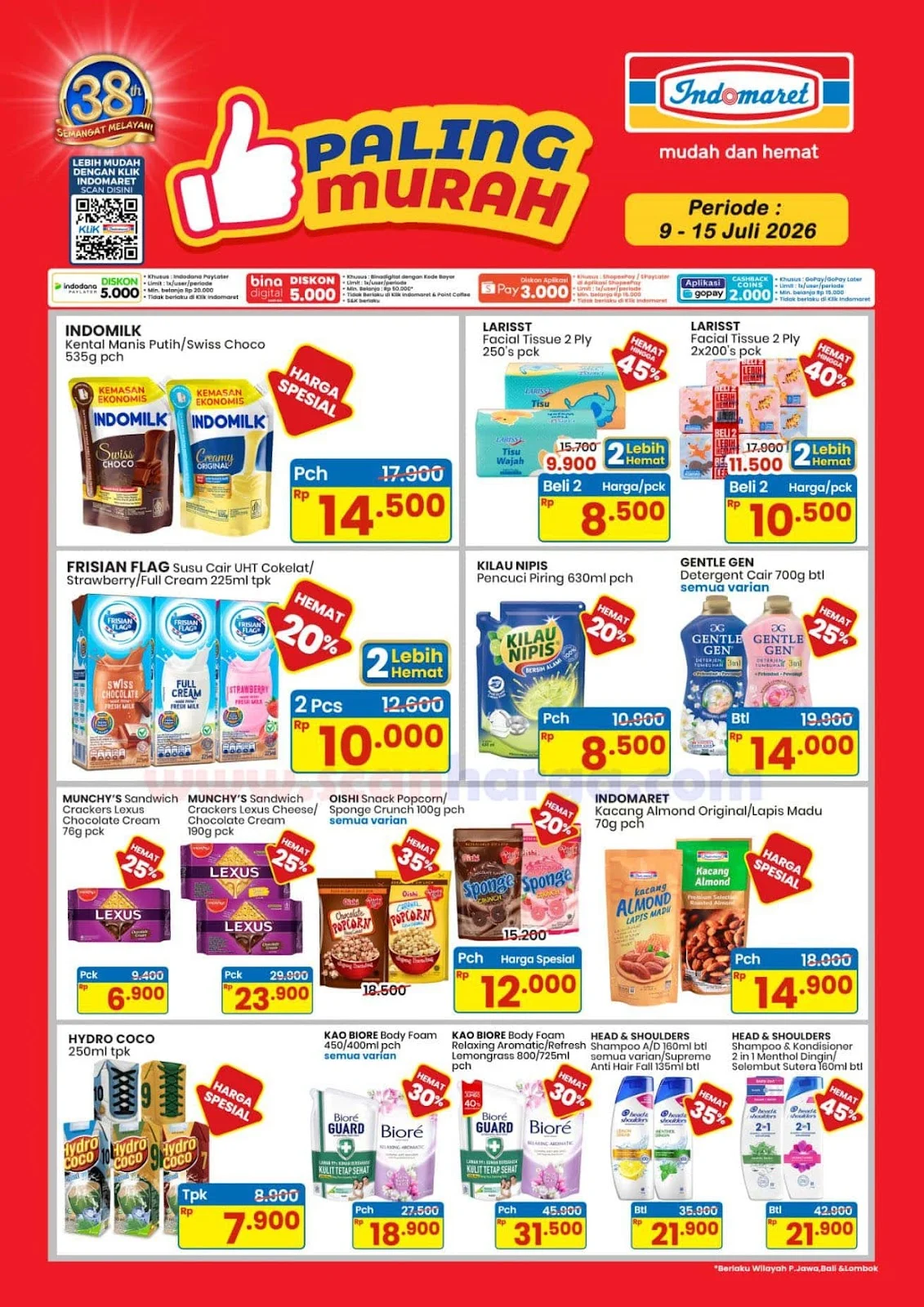 Promo Indomaret Paling Murah: Belanja Hemat 9-15 Juli 2026