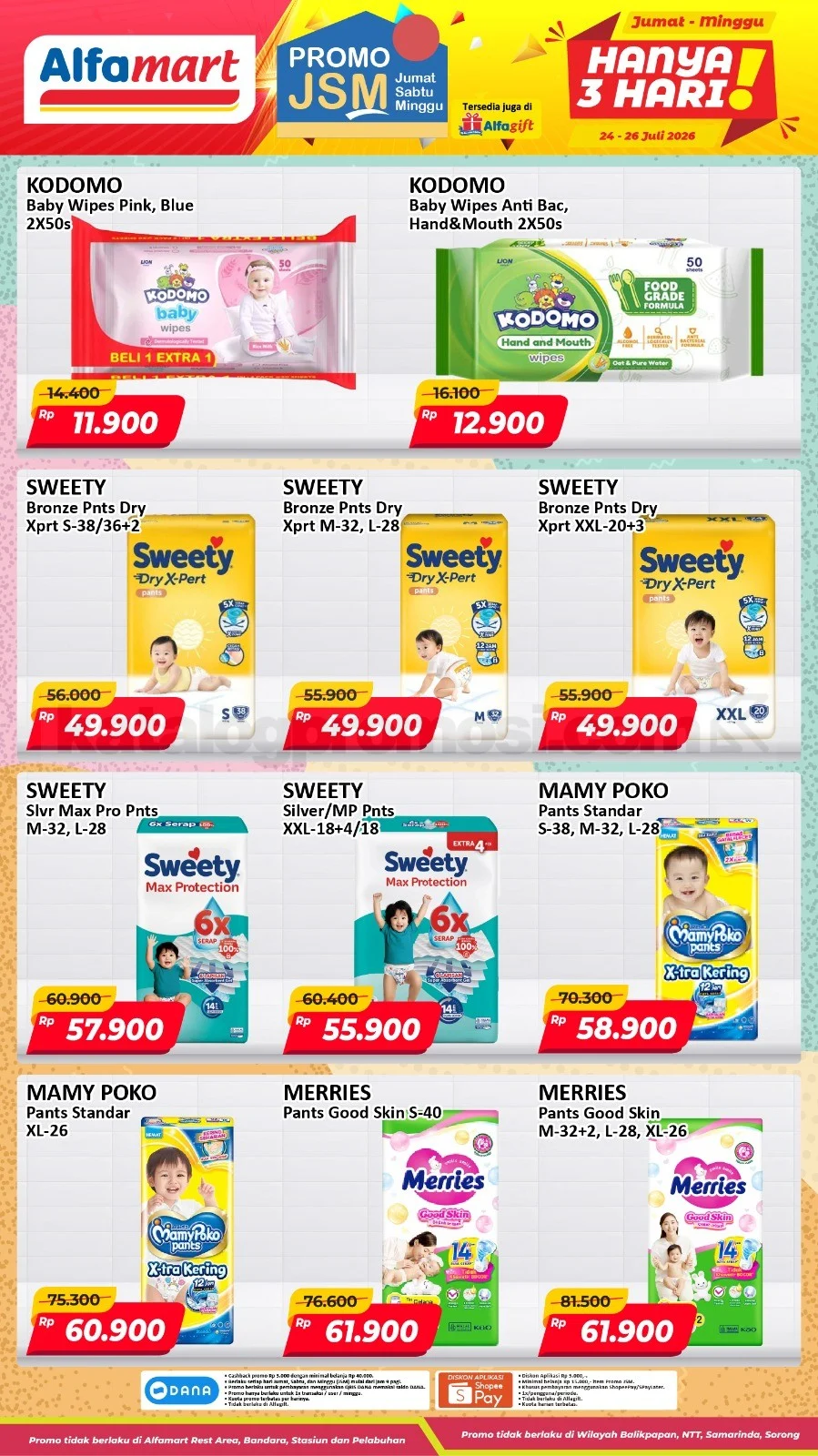 Promo JSM Alfamart 24-26 Juli 2026: Banjir Diskon Akhir Pekan!