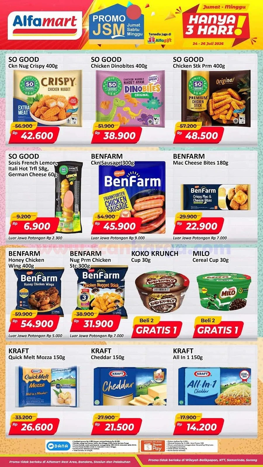 Promo JSM Alfamart 24-26 Juli 2026: Belanja Hemat Akhir Pekan