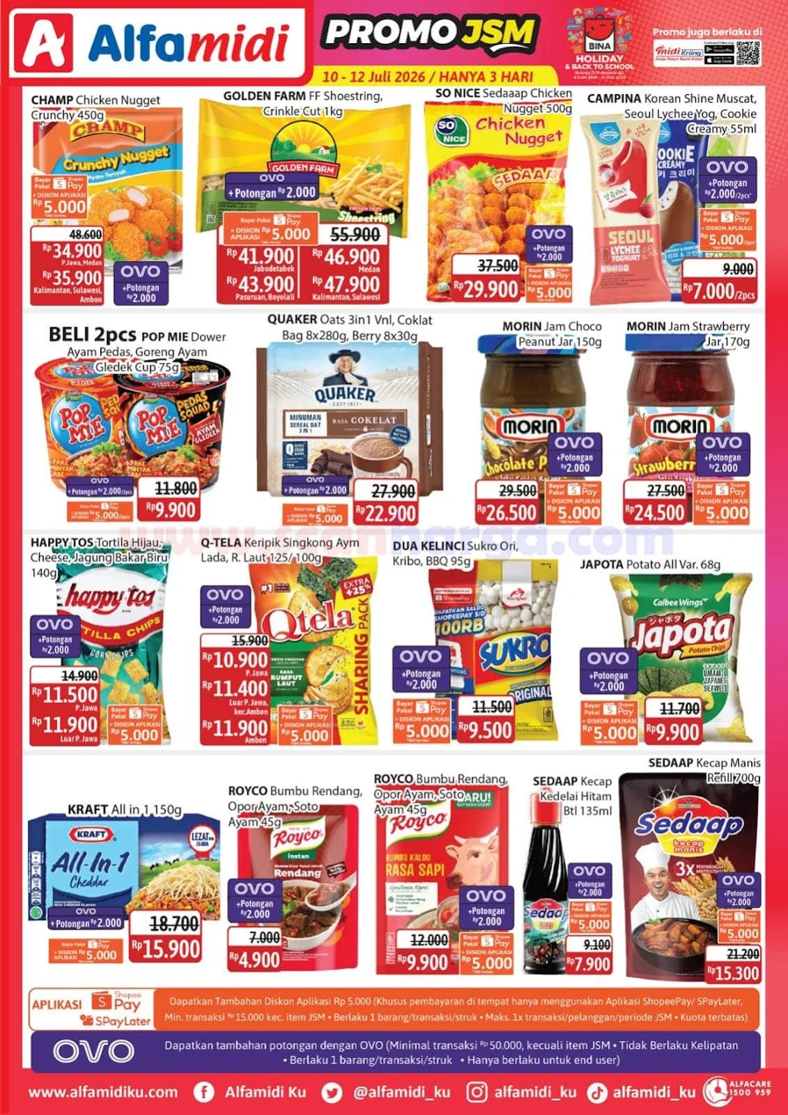 Promo JSM Alfamidi 10-12 Juli 2026: Hemat Akhir Pekan!