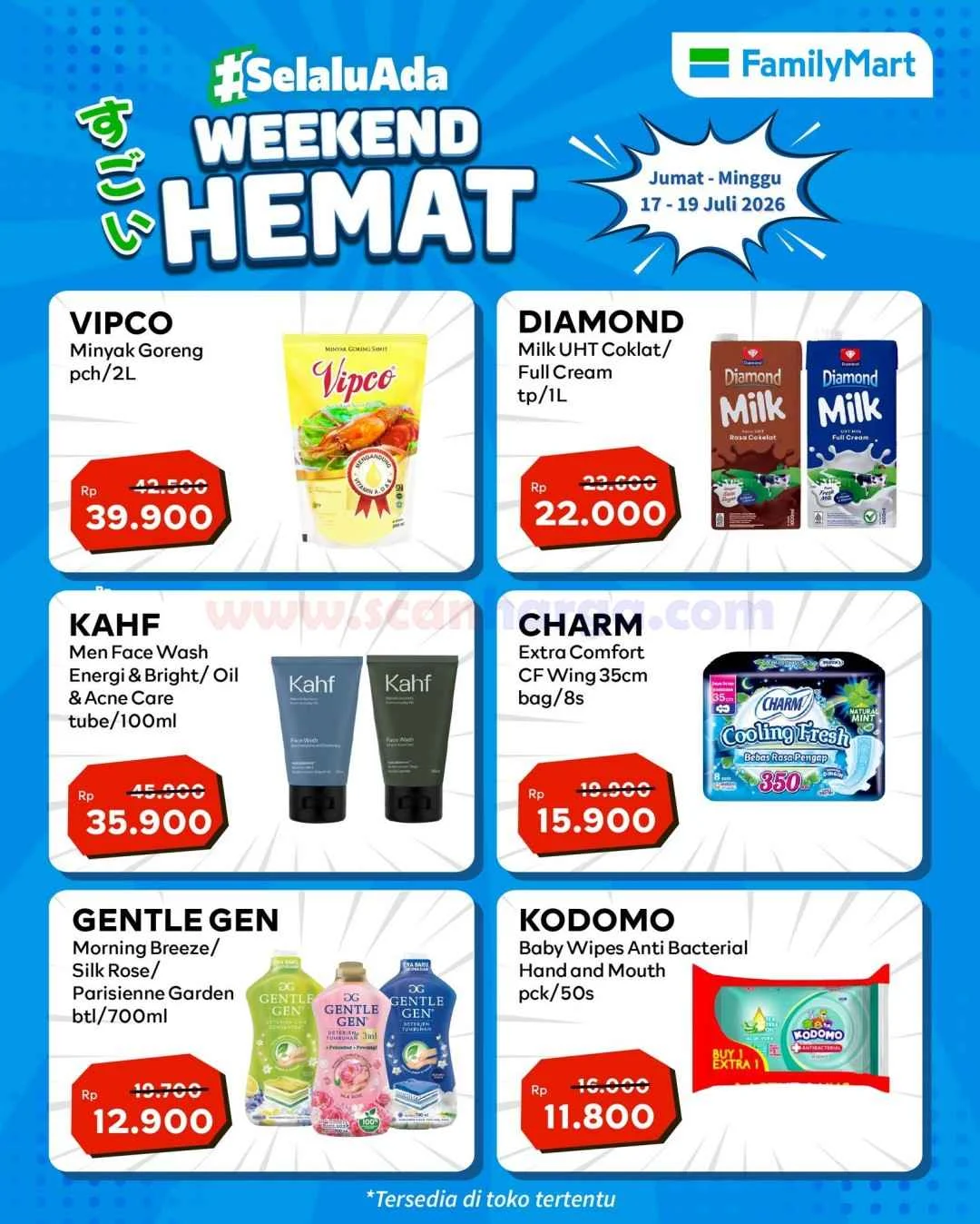 Promo JSM FamilyMart: Belanja Hemat Akhir Pekan 10-12 Juli 2026