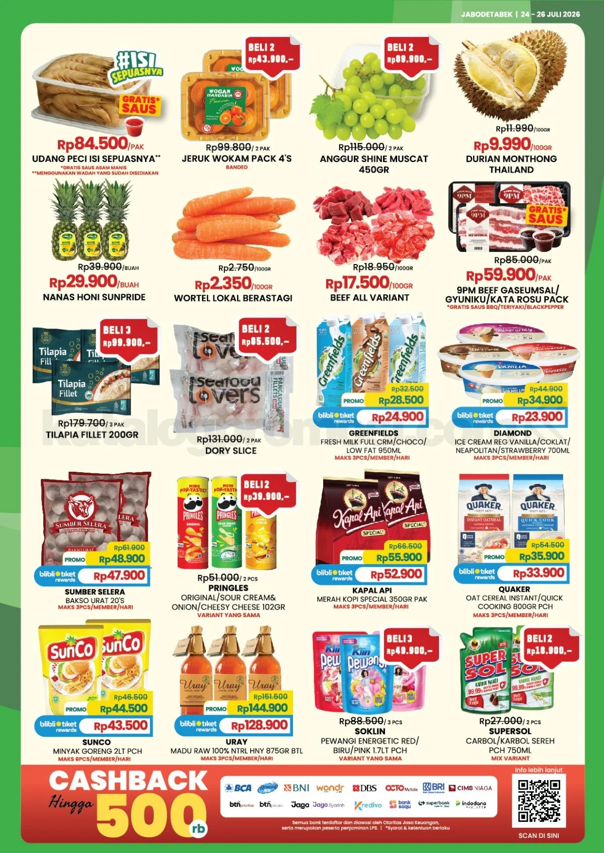 Promo JSM Farmers Market 24-26 Juli 2026: Hemat Akhir Pekan!