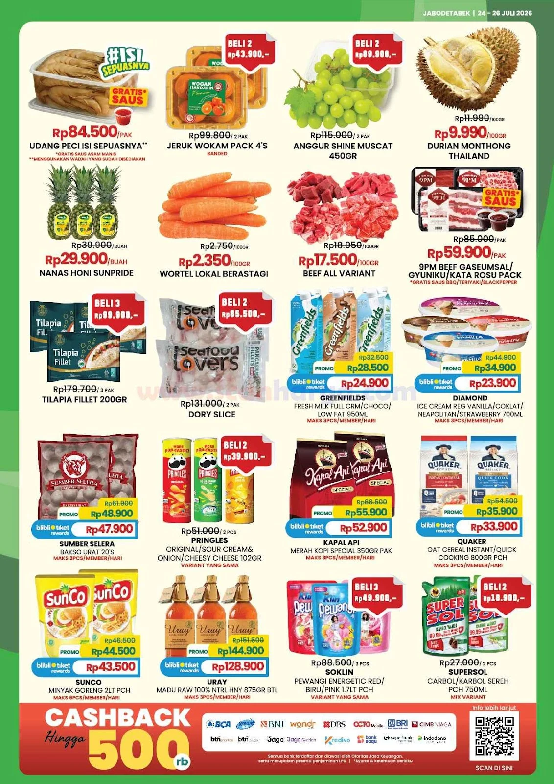 Promo JSM Farmers Market: Belanja Akhir Pekan 24-26 Juli 2026 Hemat!
