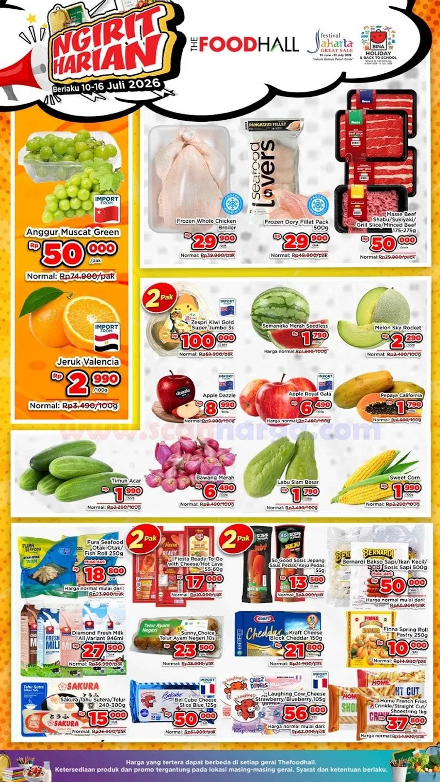 Promo JSM Foodhall: Diskon Weekend 10-16 Juli 2026