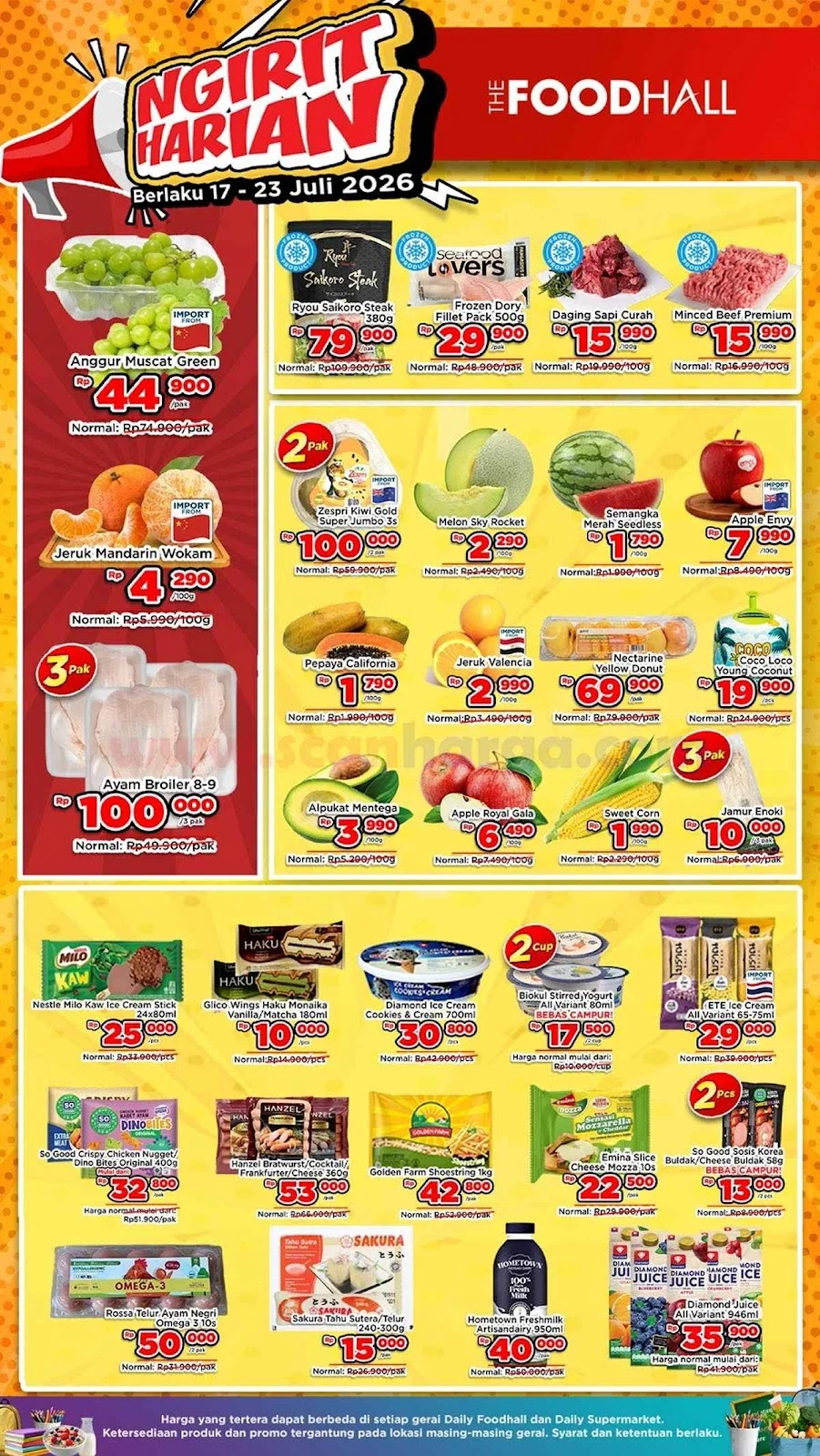 Promo JSM Foodhall: Hemat Weekend 17-23 Juli 2026!