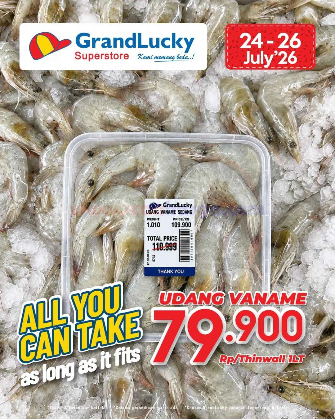 Promo JSM GrandLucky 24-26 Juli 2026: Diskon Heboh Akhir Pekan!