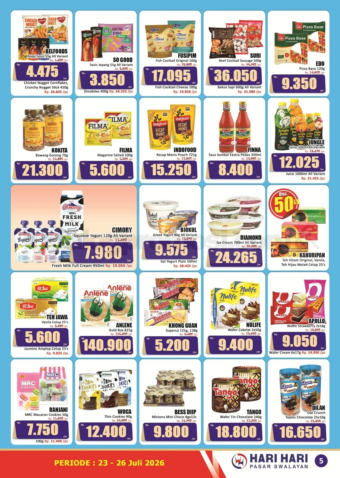 Promo JSM Hari Hari Swalayan 23-26 Juli 2026: Belanja Hemat Akhir Pekan