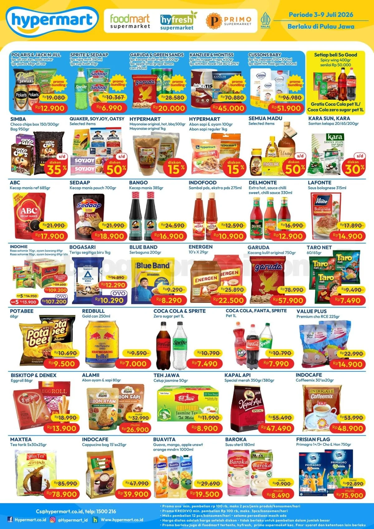 Promo JSM Hypermart 03-09 Juli 2026: Belanja Hemat Akhir Pekan!