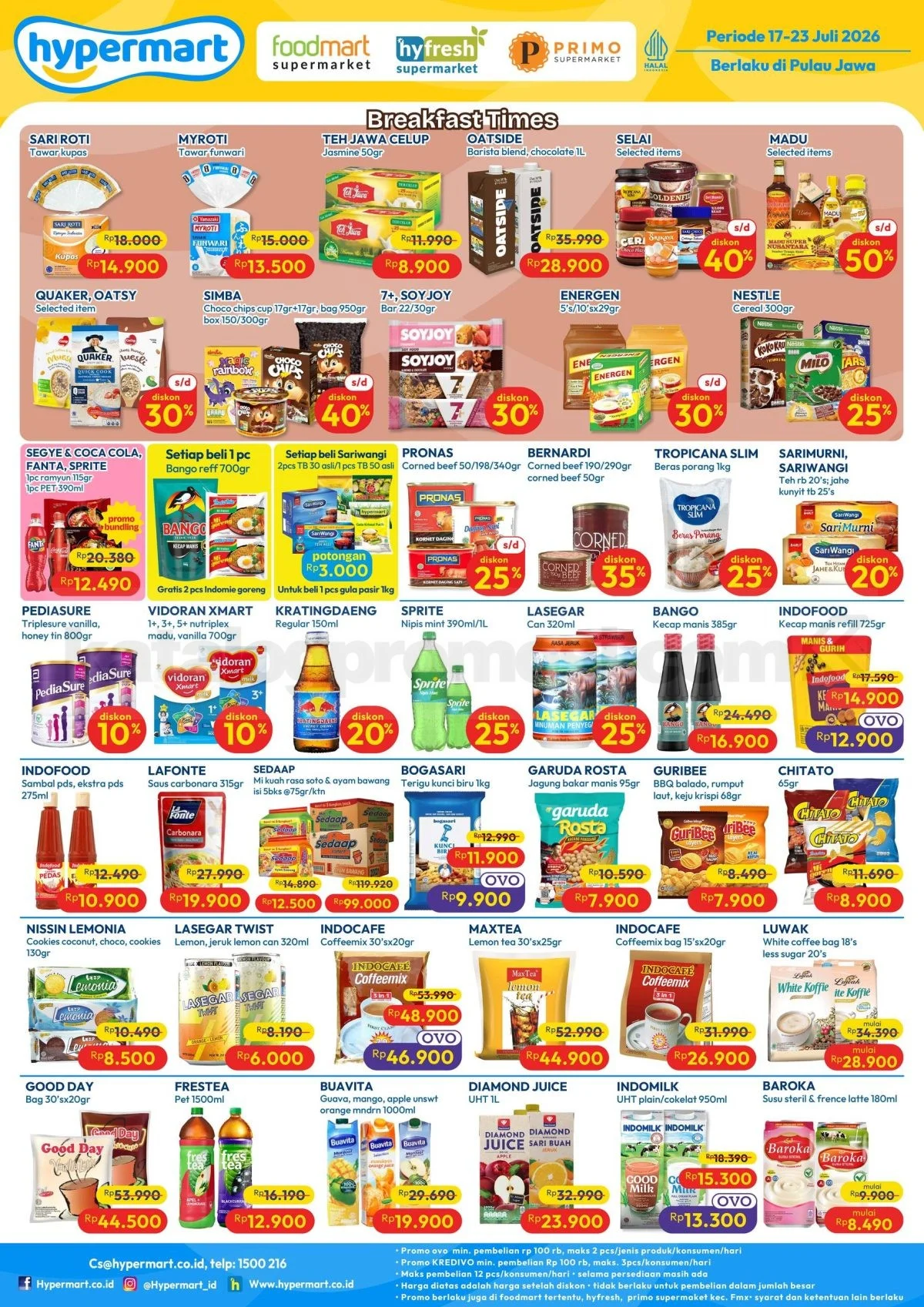 PROMO JSM HYPERMART 17-23 Juli 2026: Belanja Hemat Akhir Pekan!