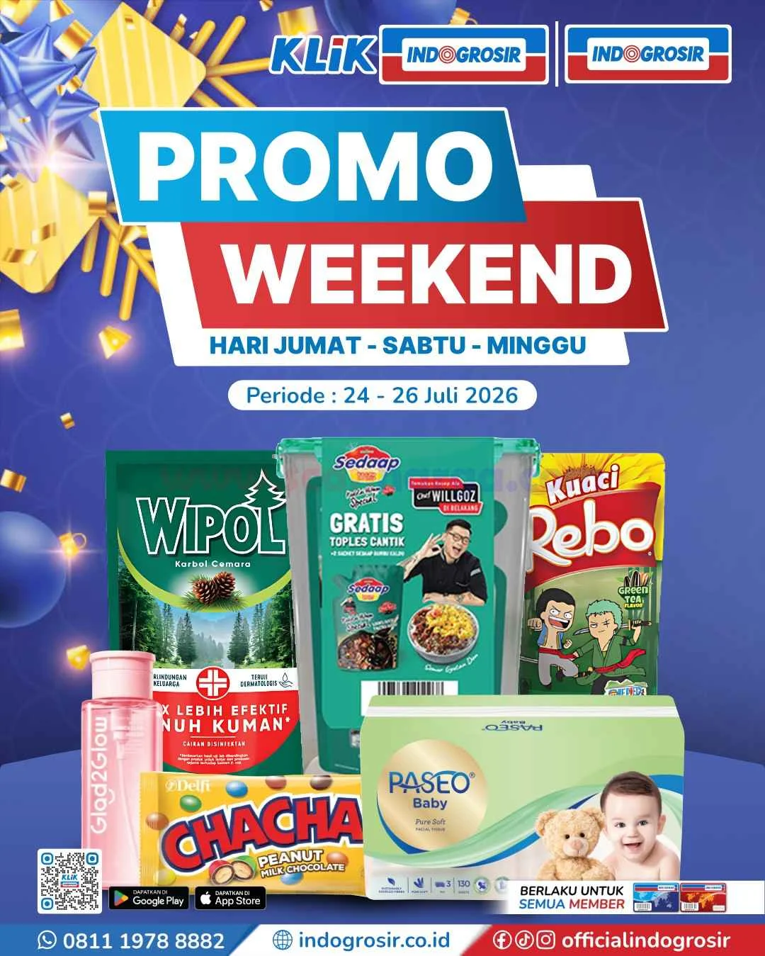 Promo JSM Indogrosir: Belanja Hemat Akhir Pekan 24-26 Juli 2026