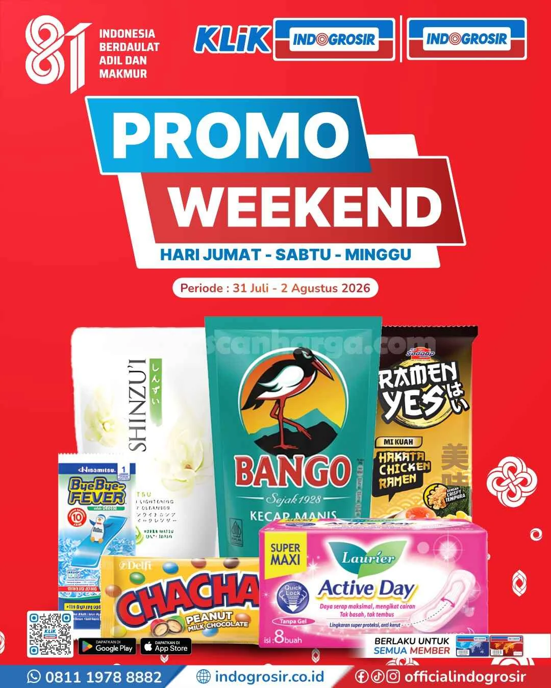 Promo JSM Indogrosir: Belanja Hemat Akhir Pekan 31 Juli - 2 Agustus 2026