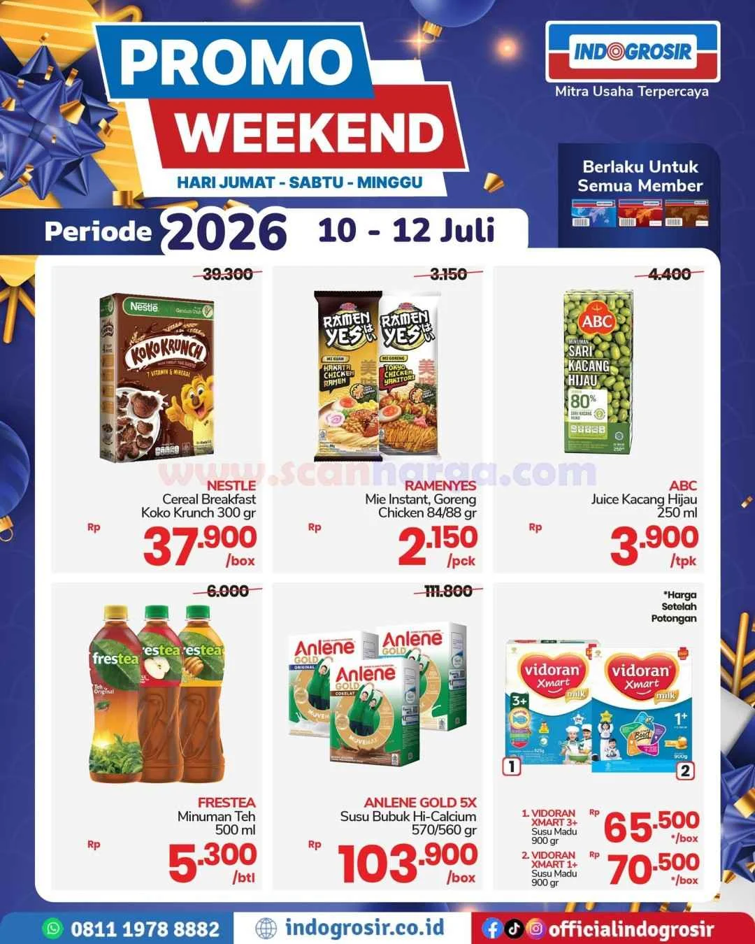 Promo JSM Indogrosir Weekend 10-12 Juli 2026: Belanja Hemat Keluarga