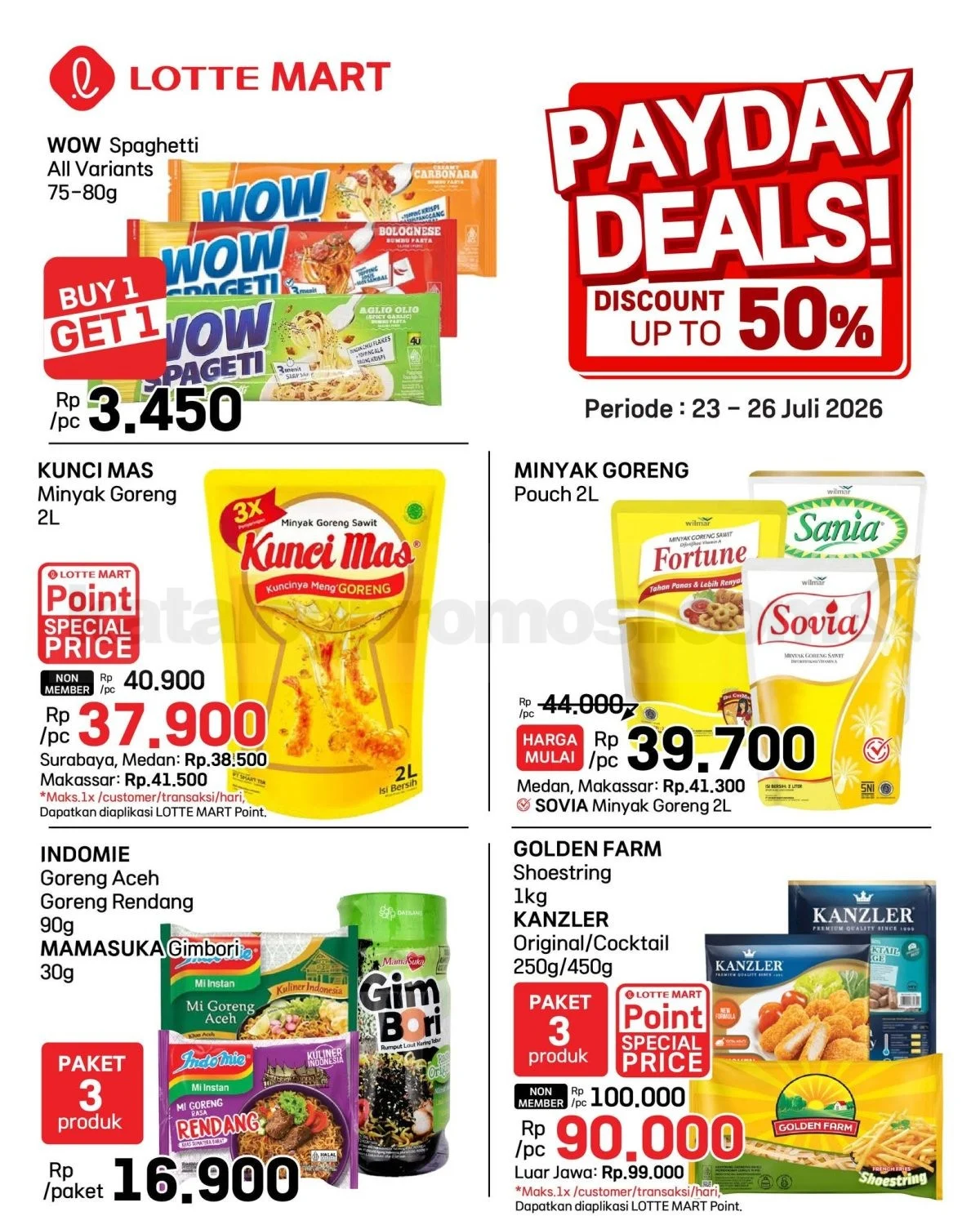 Promo JSM LotteMart: Diskon Heboh 23-26 Juli 2026!