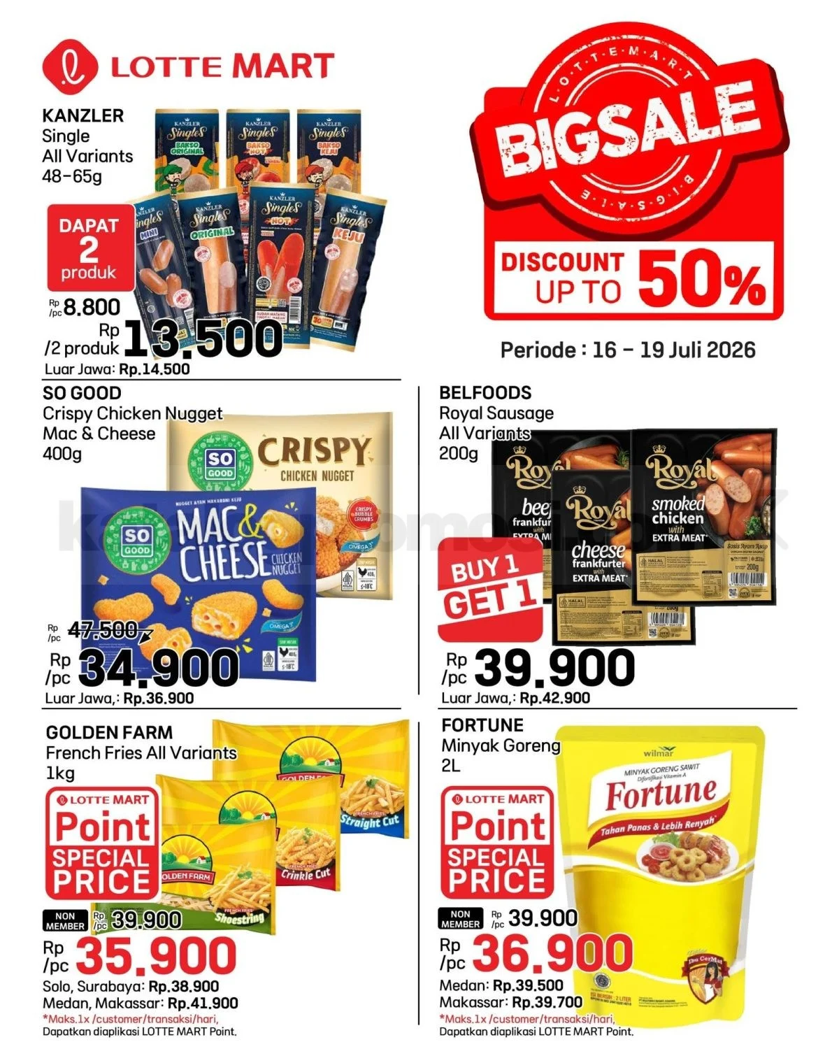 Promo JSM LotteMart Hadir 16-19 Juli 2026