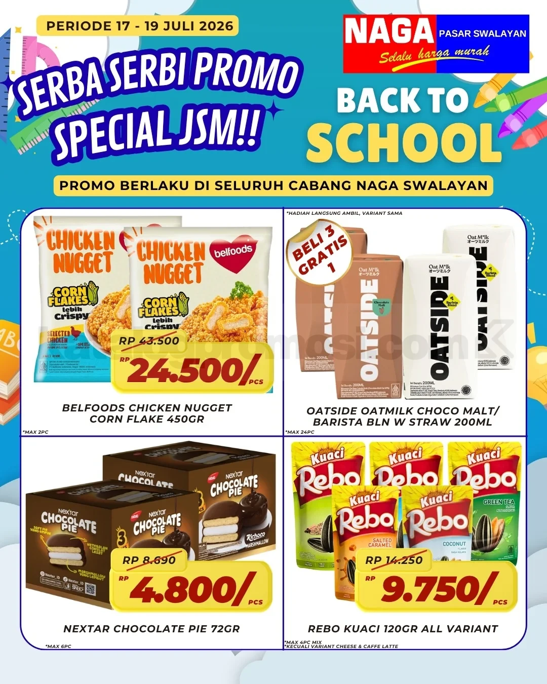 Promo JSM Naga Swalayan: Belanja Hemat 17-19 Juli 2026