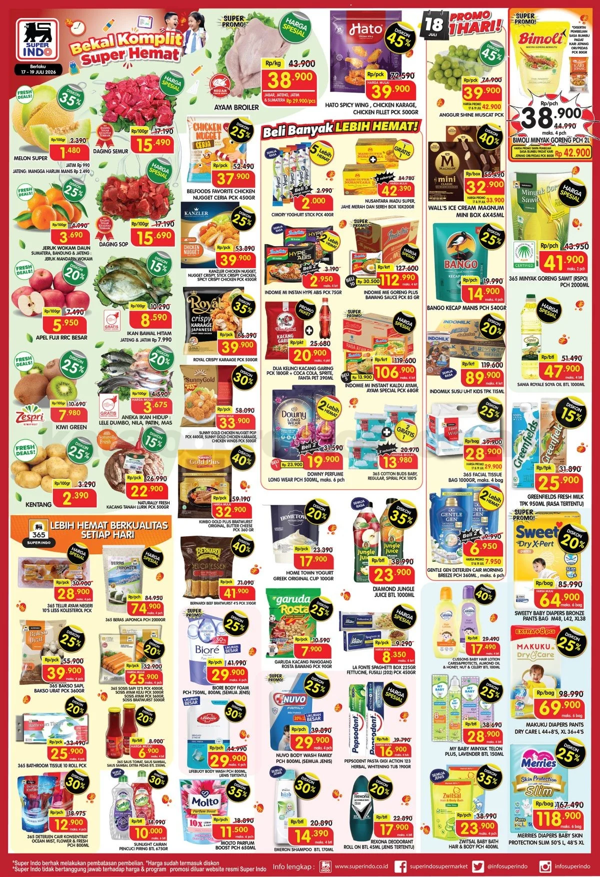 Promo JSM Superindo 17-19 Juli 2026: Hemat Akhir Pekan!
