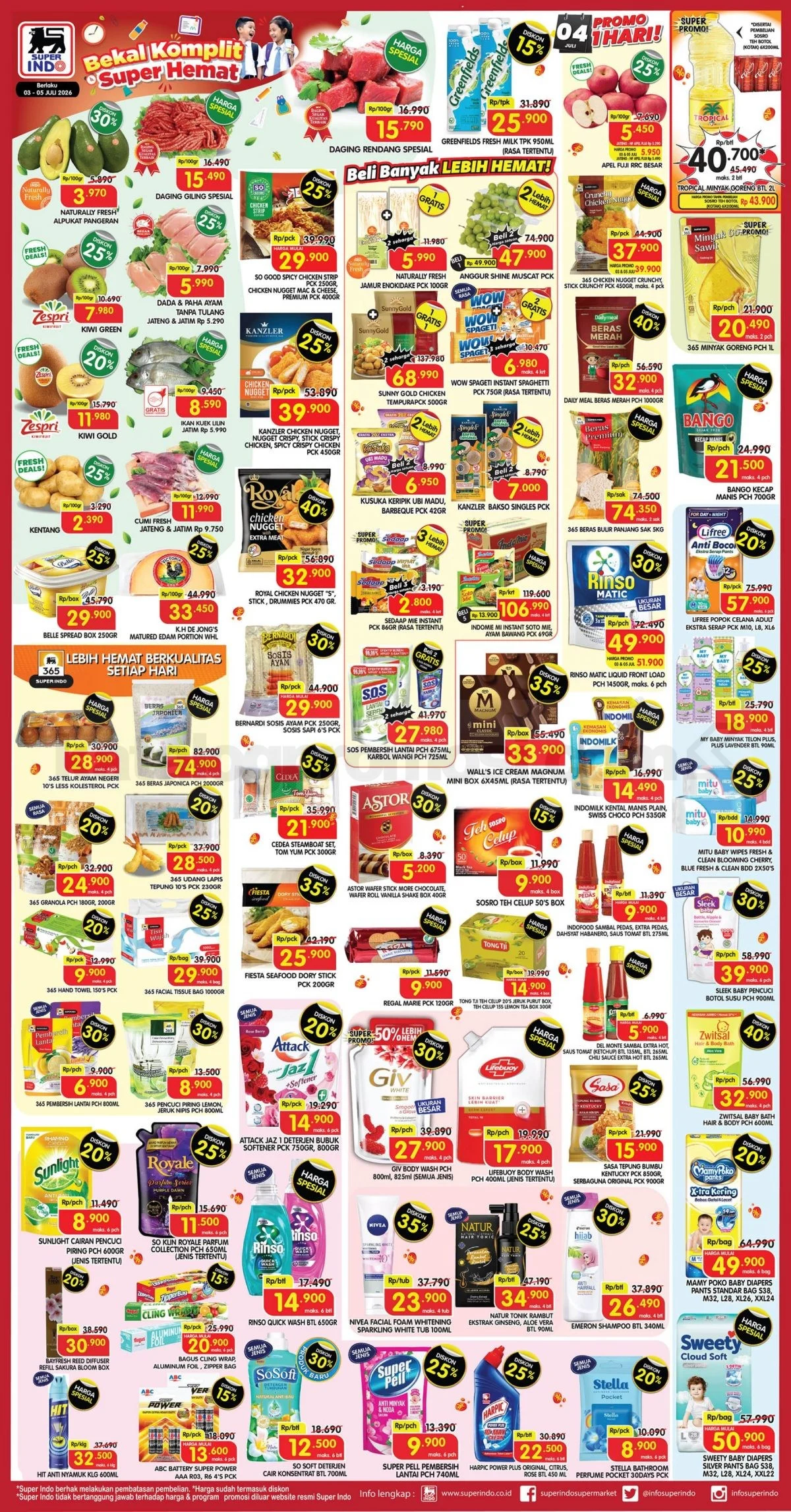 Promo JSM Superindo: Diskon Akhir Pekan 03-05 Juli 2026!