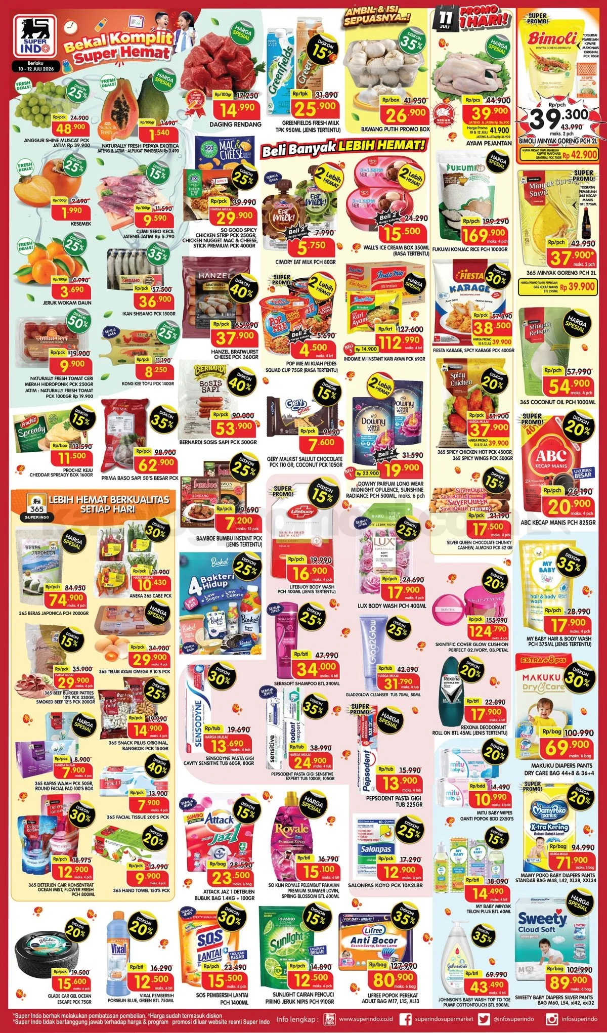Promo JSM Superindo: Hemat Akhir Pekan 10-12 Juli 2026!