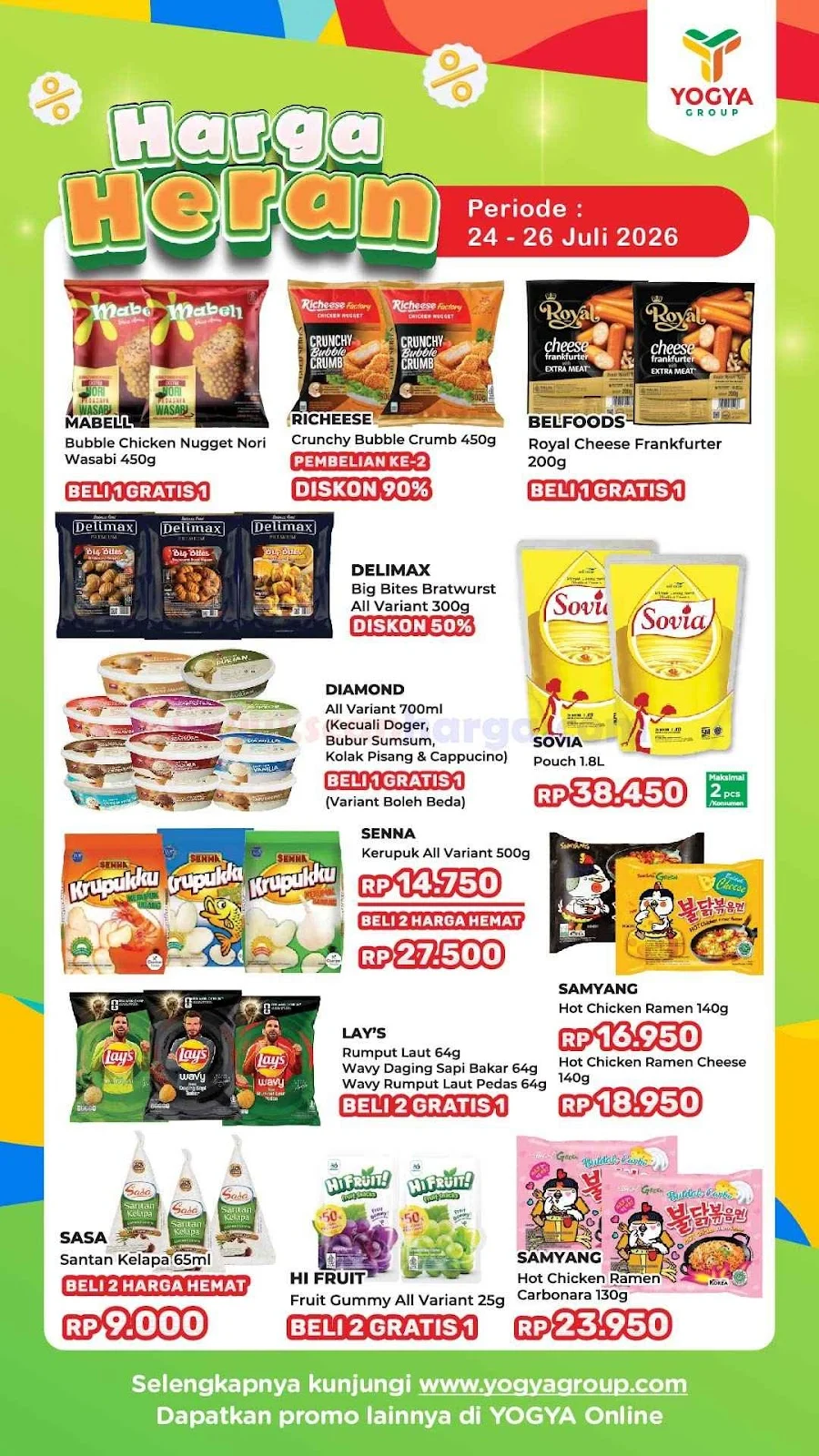 Promo JSM Yogya: Harga Heran Akhir Pekan 24-26 Juli 2026