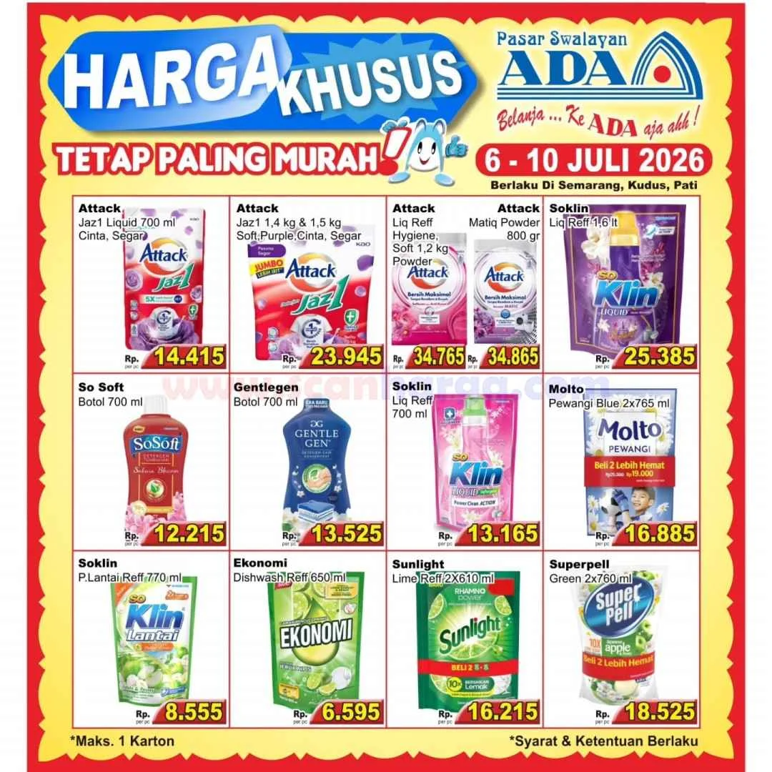 Promo Katalog Ada Swalayan Weekday: Harga Spesial 6-10 Juli 2026