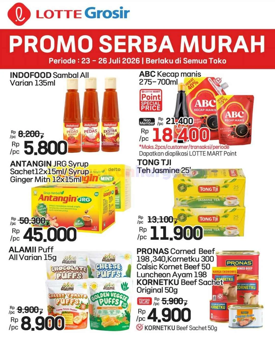 Promo LOTTE Grosir Akhir Pekan: Hemat Total 23-26 Juli 2026!