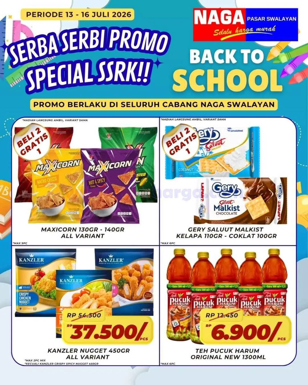 Promo Naga Swalayan Weekday 13-16 Juli 2026: Belanja Hemat Awal Pekan