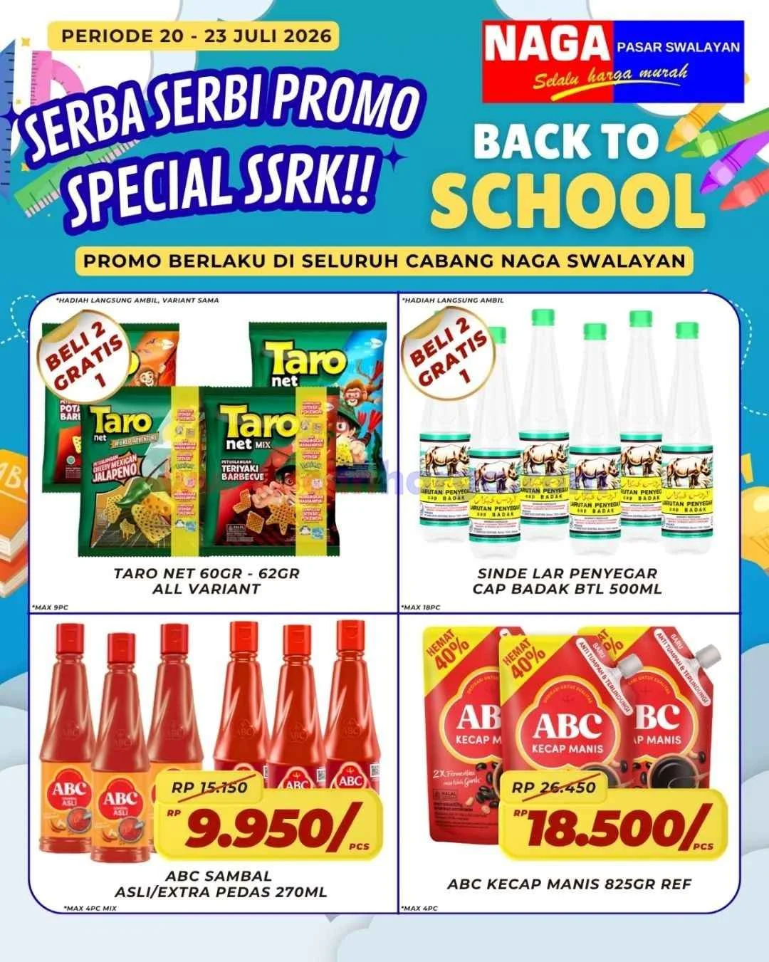 Promo Naga Swalayan Weekday 20-23 Juli 2026: Diskon Awal Pekan!