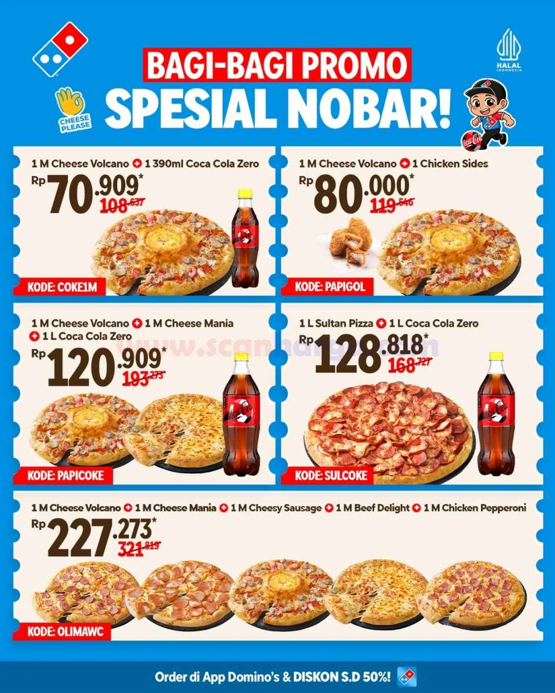 Promo Pizza Domino: Paket Nobar Final Piala Dunia Hemat!