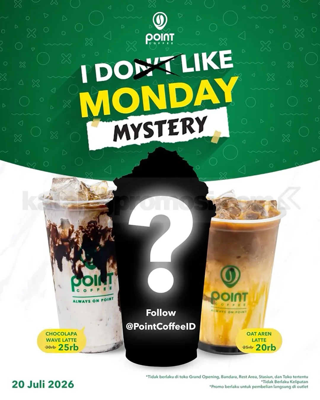 Promo Point Coffee: Senin Semakin Menyenangkan dengan Harga Spesial