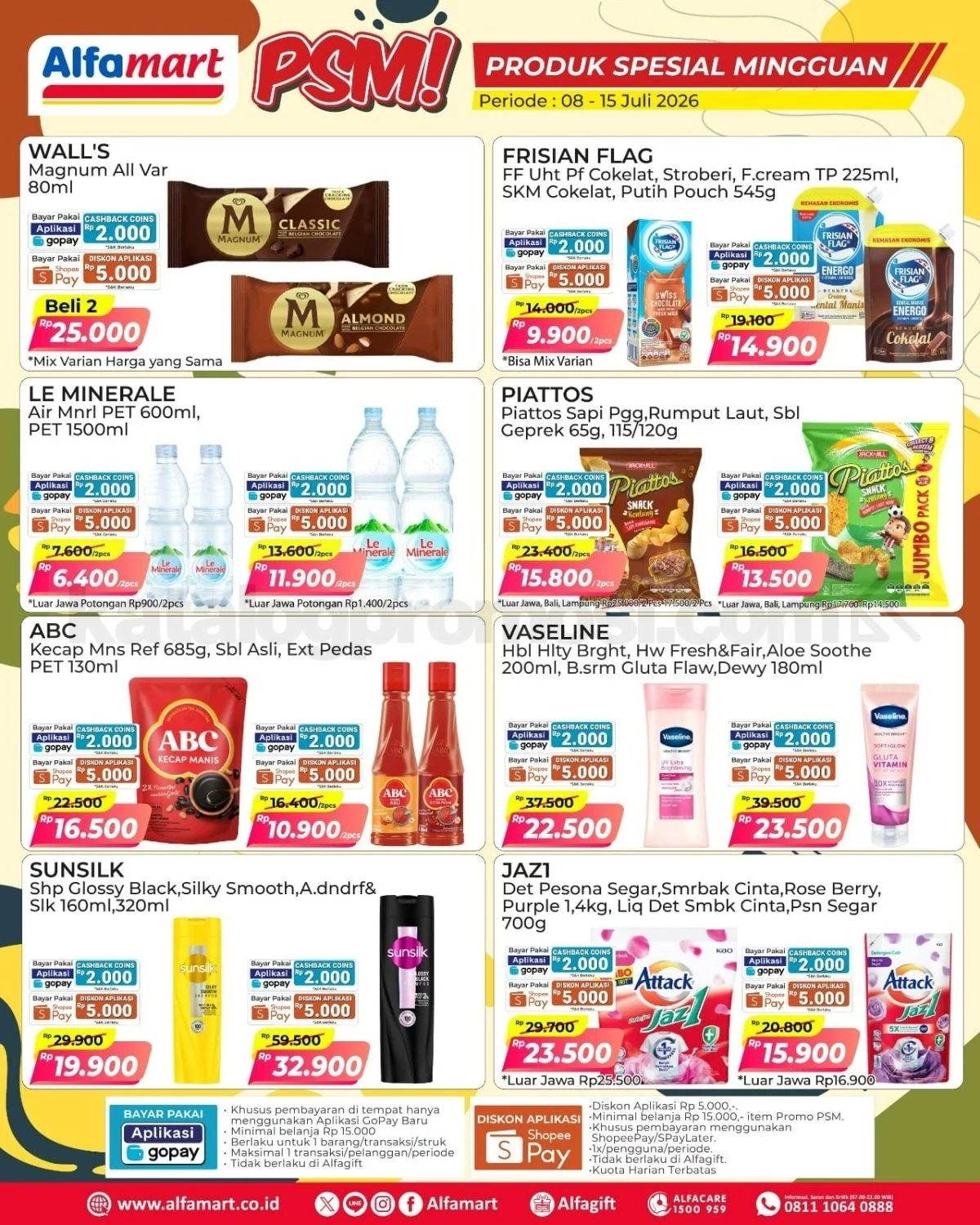 Promo PSM Alfamart 08-15 Juli 2026: Hemat Belanja Kebutuhan Harian Anda