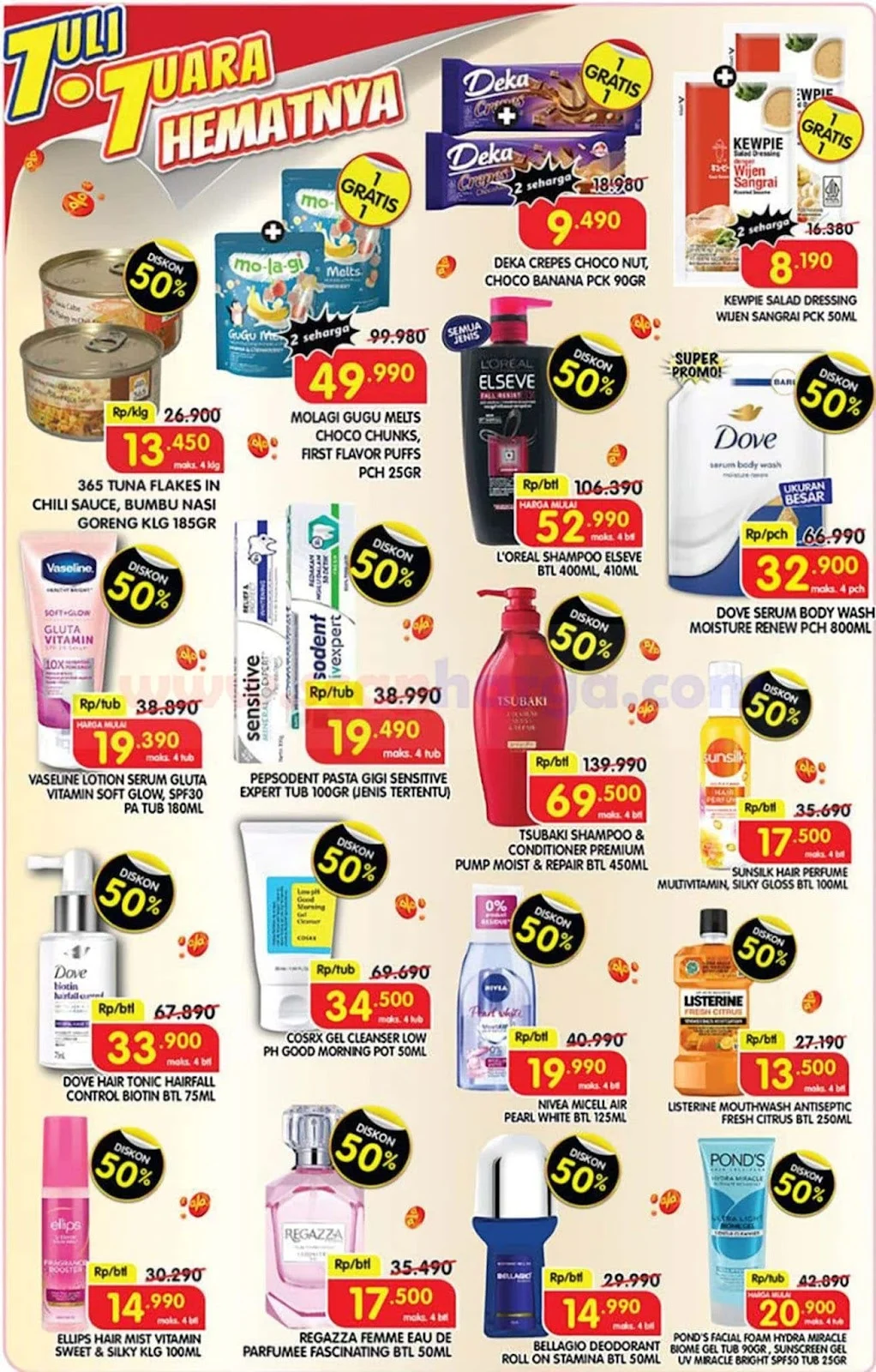 Promo Super Indo 7.7: Borong Hemat Beli 1 Gratis 1 & Diskon 50%!