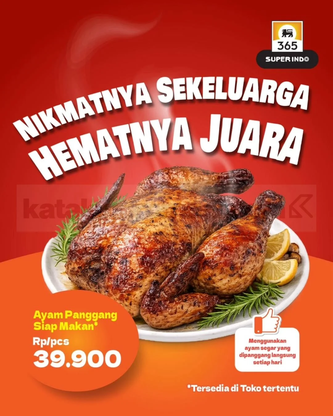 Promo Super Indo: Ayam Panggang Praktis Rp39.900