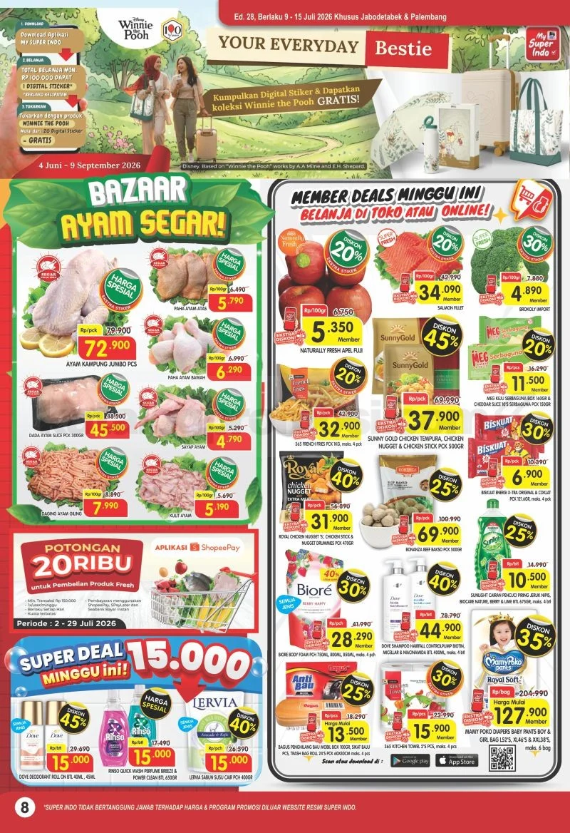 Promo Superindo: Hemat Belanja Mingguan 9-15 Juli 2026