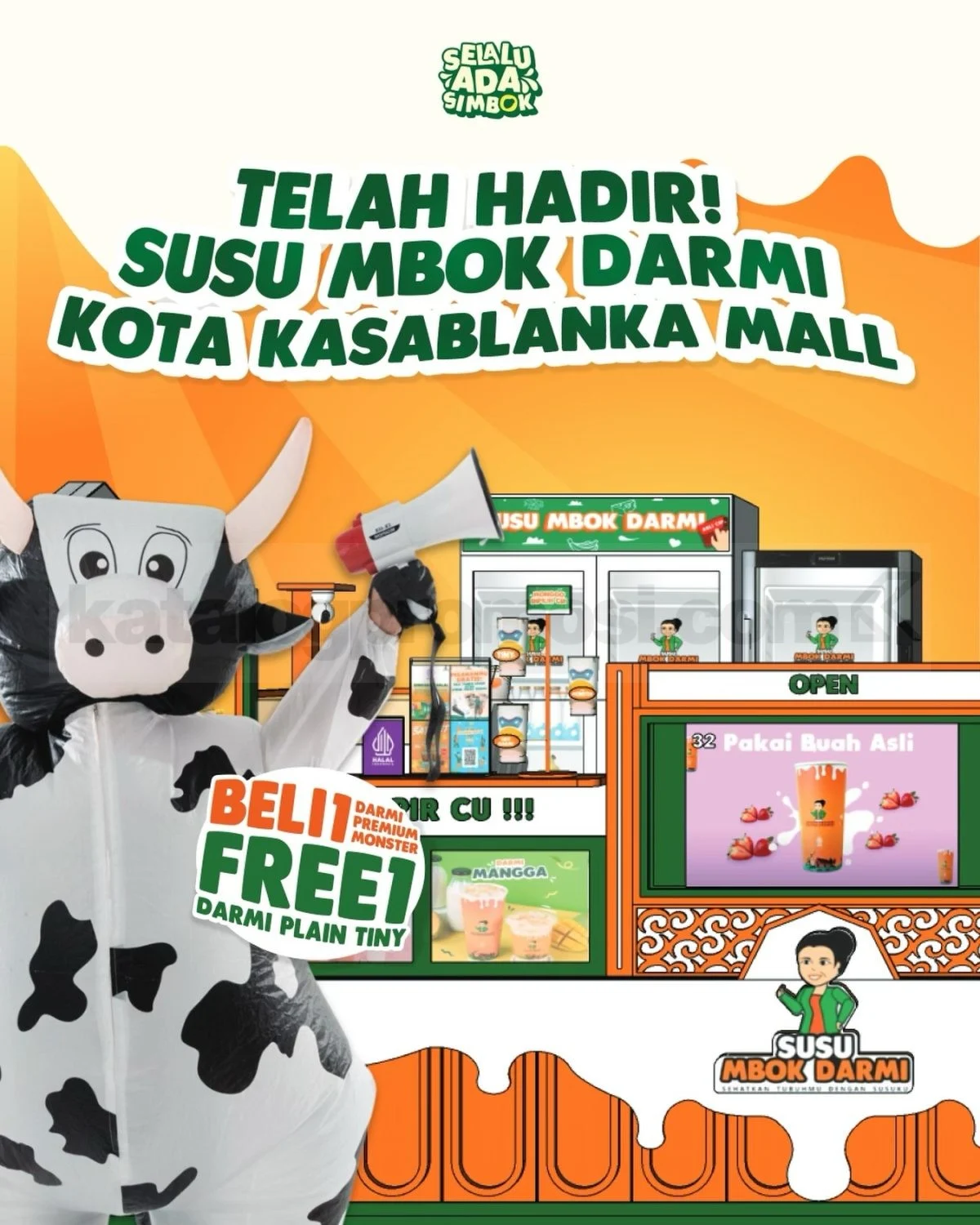 Promo Susu Mbok Darmi: Beli 1 Monster, Gratis 1 Tiny!