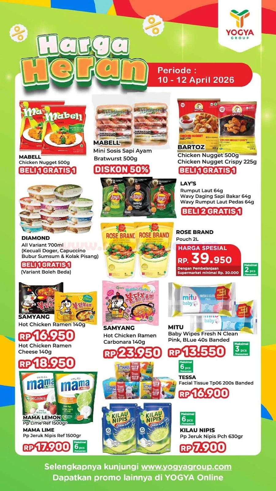 Promo Toserba Yogya: Diskon Akhir Pekan 17-19 Juli 2026
