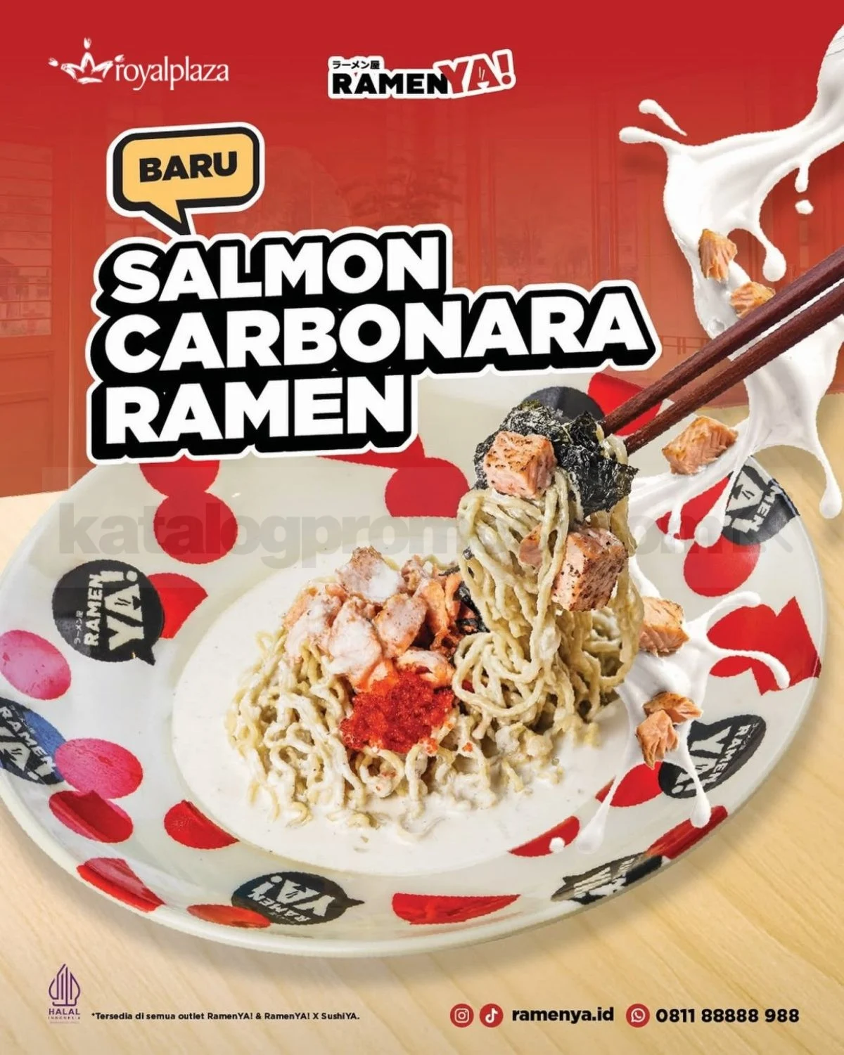 RamenYA! Sajikan Salmon Carbonara Ramen Terbaru