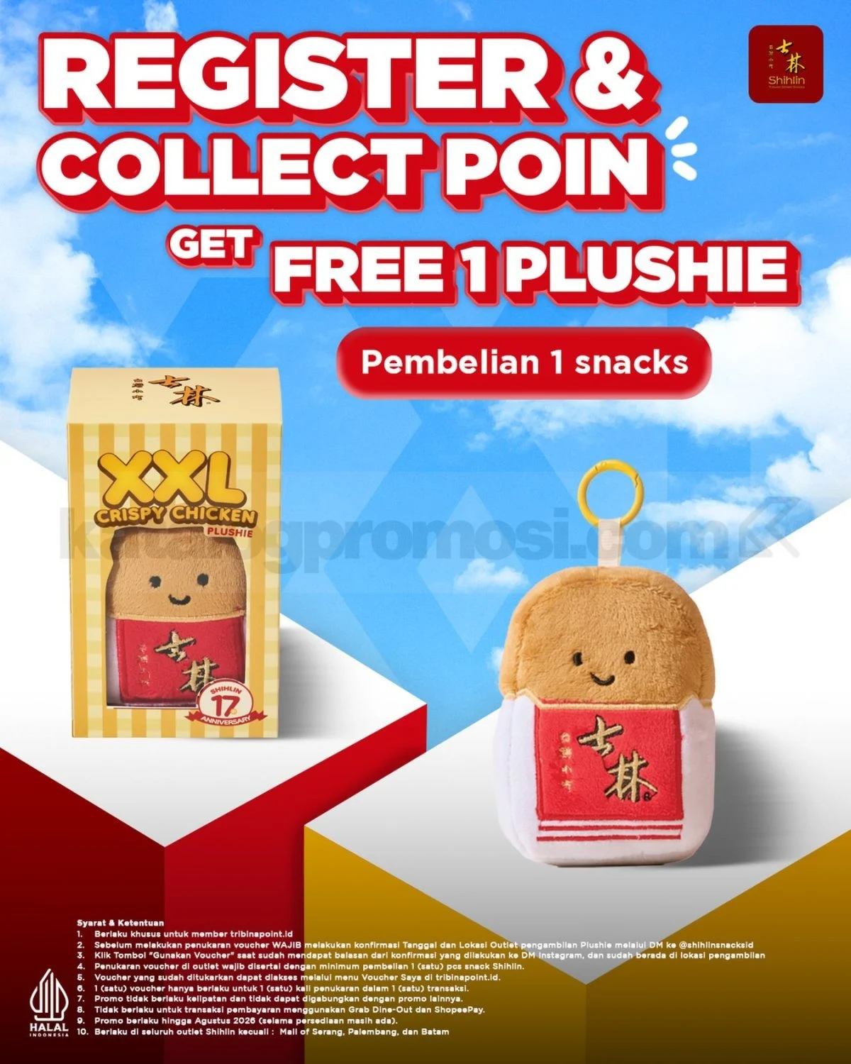 Shihlin & Tribina Point: Plushie Gratis Hingga 2026!