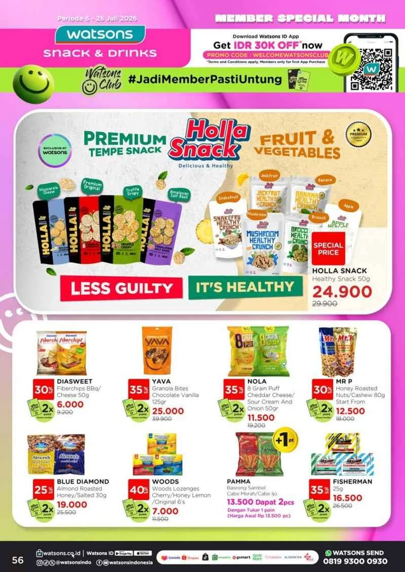 Watsons Gelar Promo Spesial Awal Juli: Diskon Hingga 50%