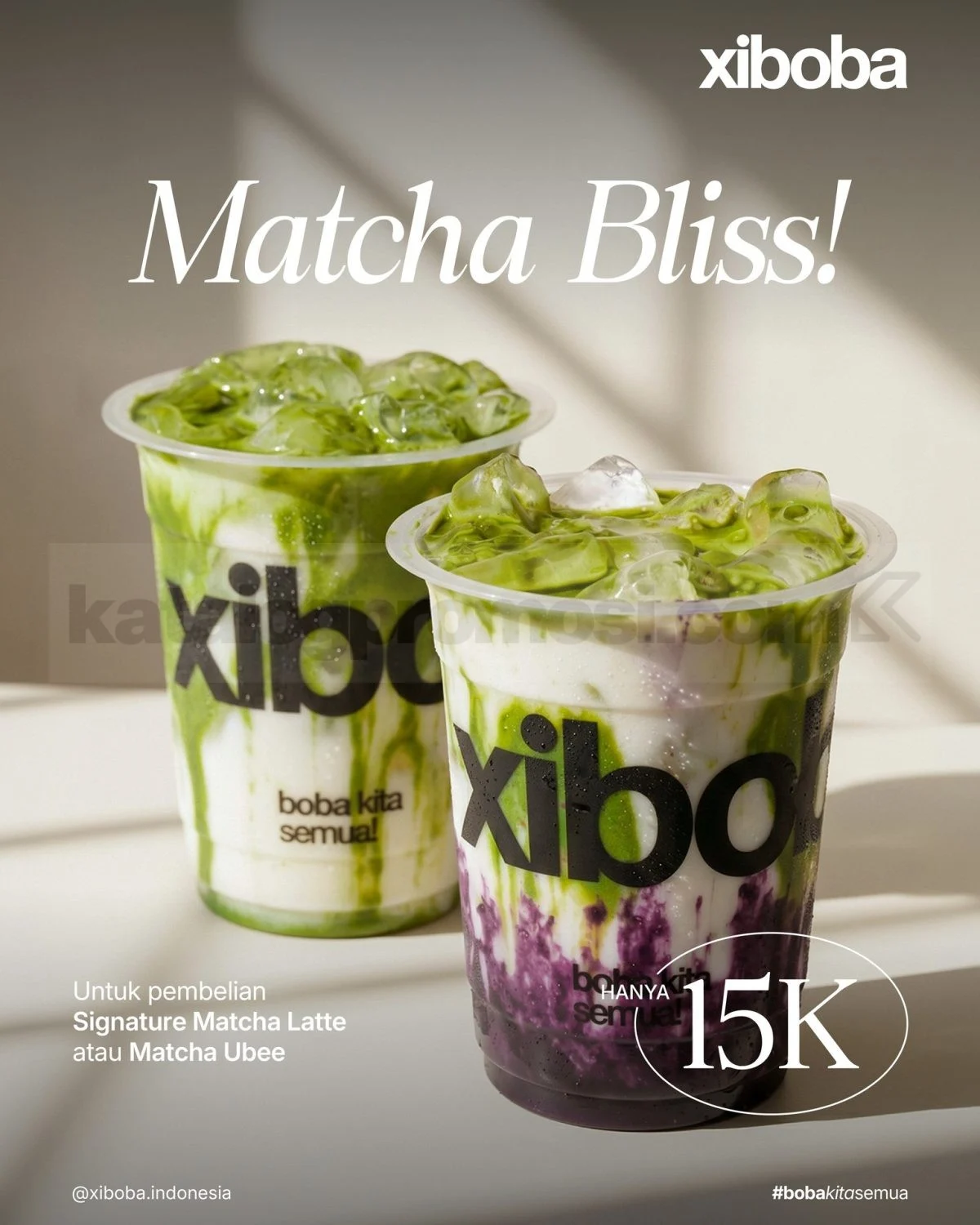 Xiboba: Matcha Bliss Mulai Rp 15 Ribu Juli 2026!