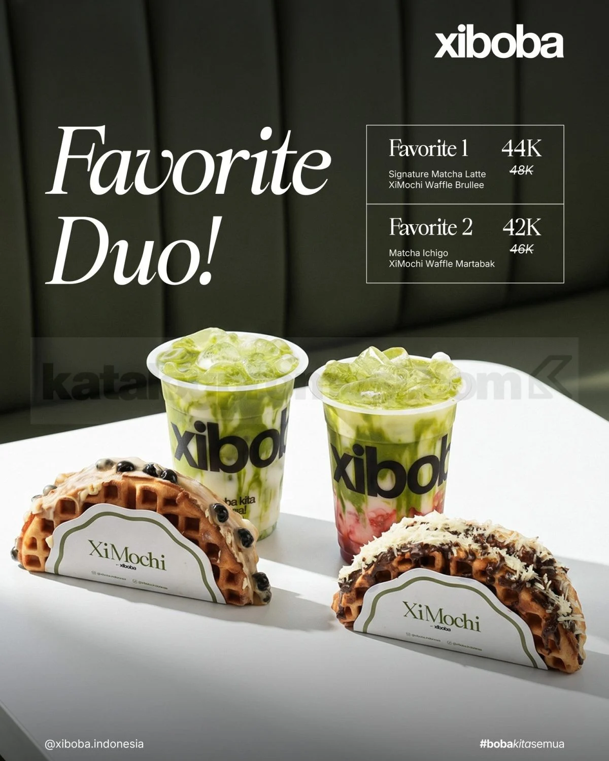 Xiboba Tawarkan Duo Hemat Matcha & XiMochi Juli 2026