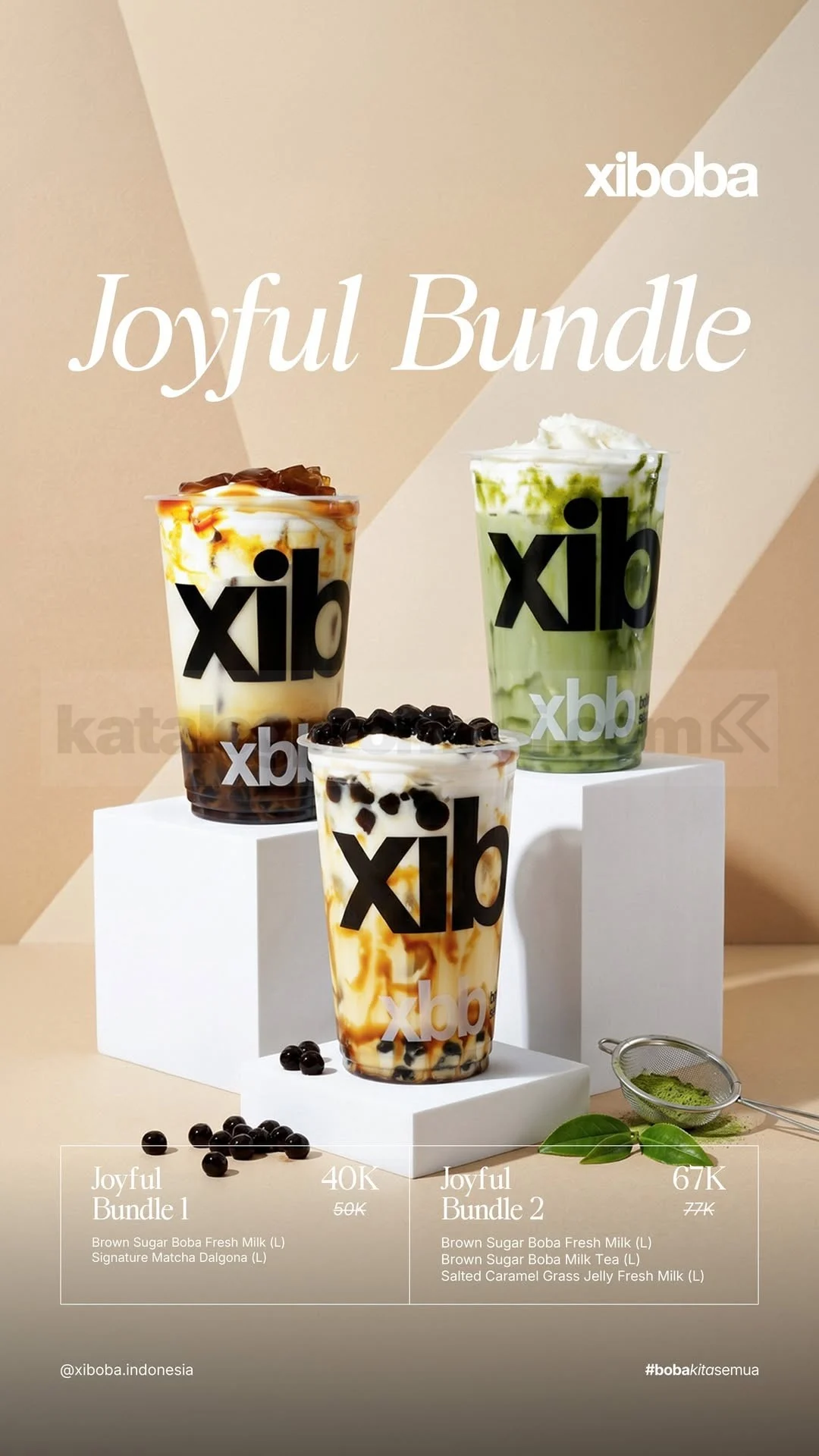 Xiboba Tawarkan Joyful Bundle Hemat, Nikmati Minuman Favorit!