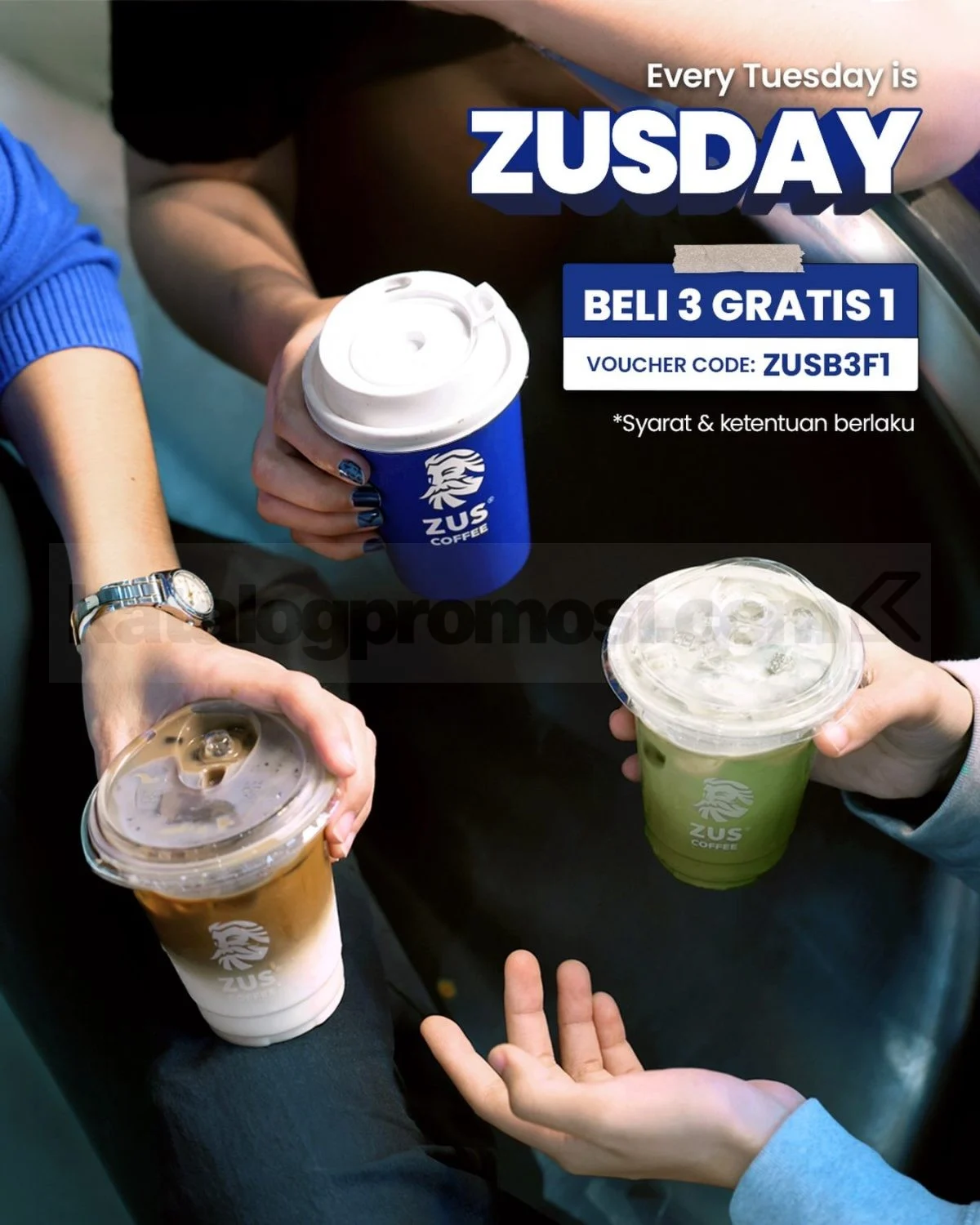 ZUS Coffee ZUSday: Beli 3 Gratis 1 Minuman Handcrafted 21 Juli 2026