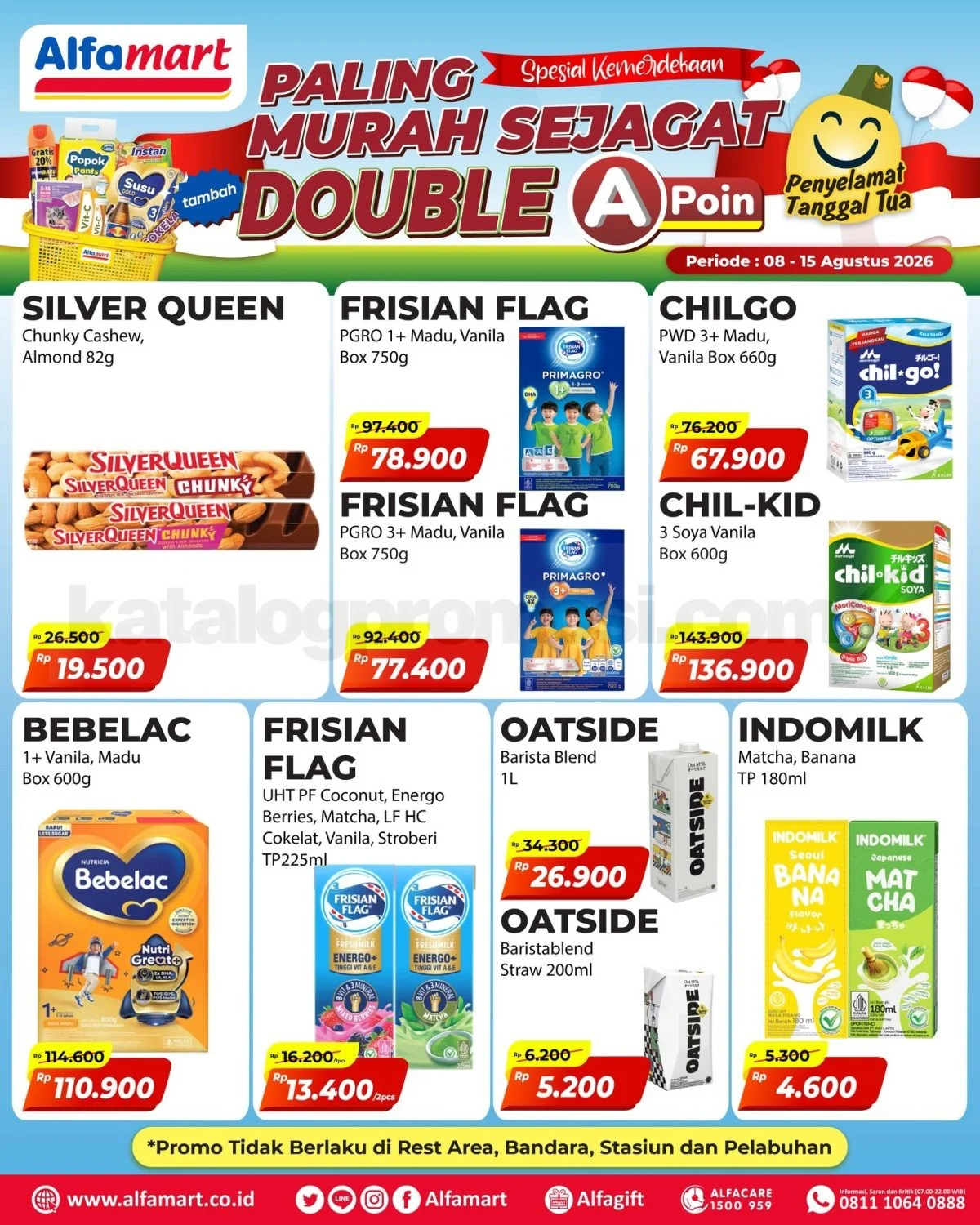 Alfamart: Promo Gila-gilaan 8-15 Agustus 2026!