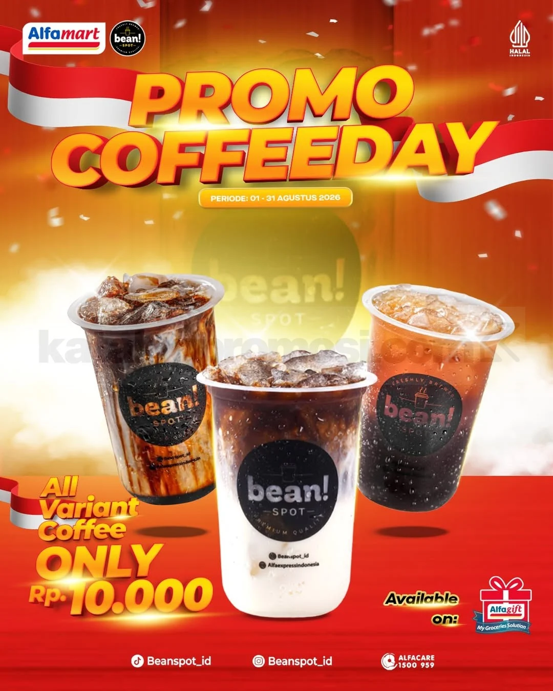 Bean Spot: Kopi Hemat Rp 10.000 Tiap Senin, Rabu, Jumat Sepanjang Agustus