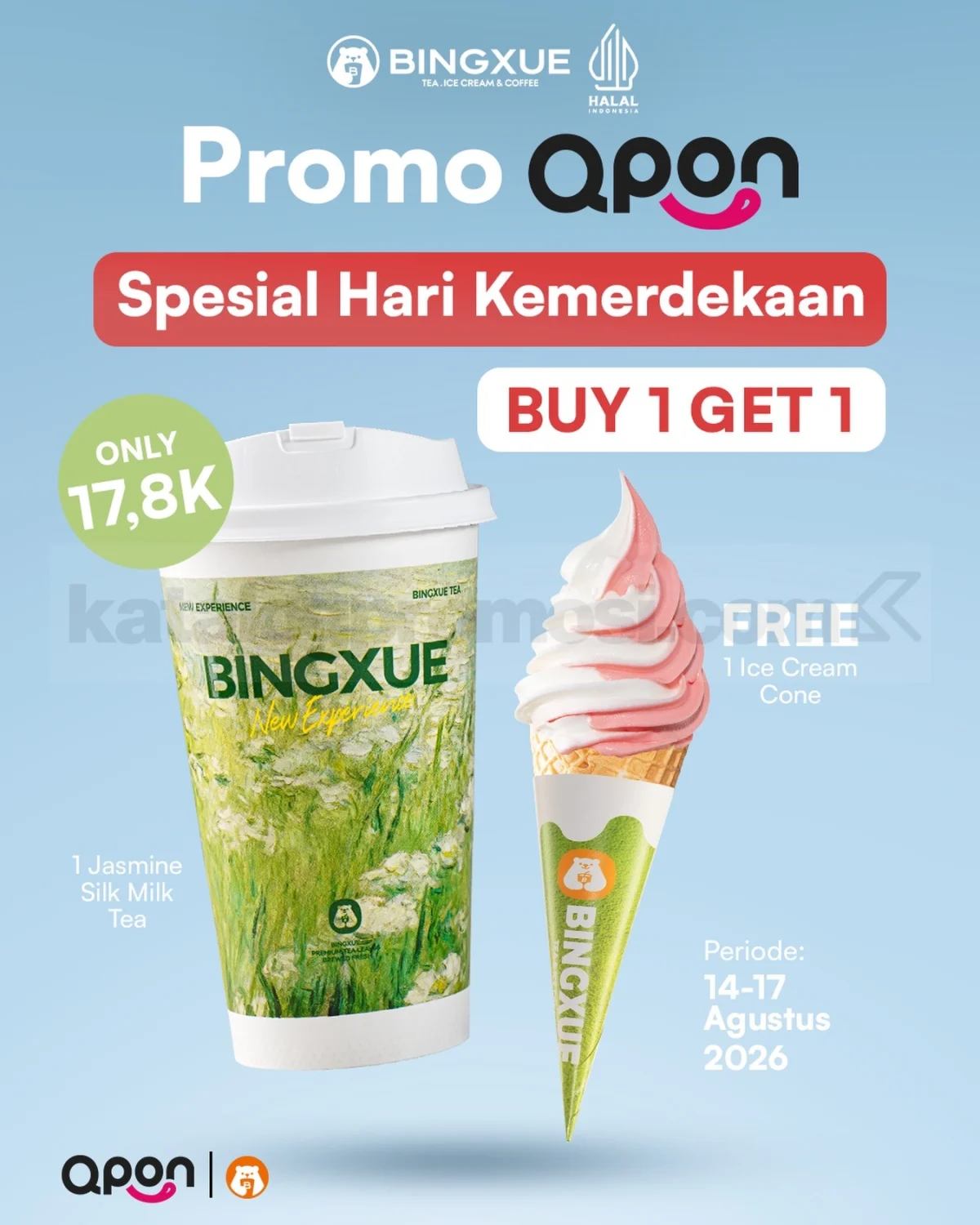 Bingxue Hadirkan Promo Kemerdekaan: Beli 1 Gratis 1 Menggoda